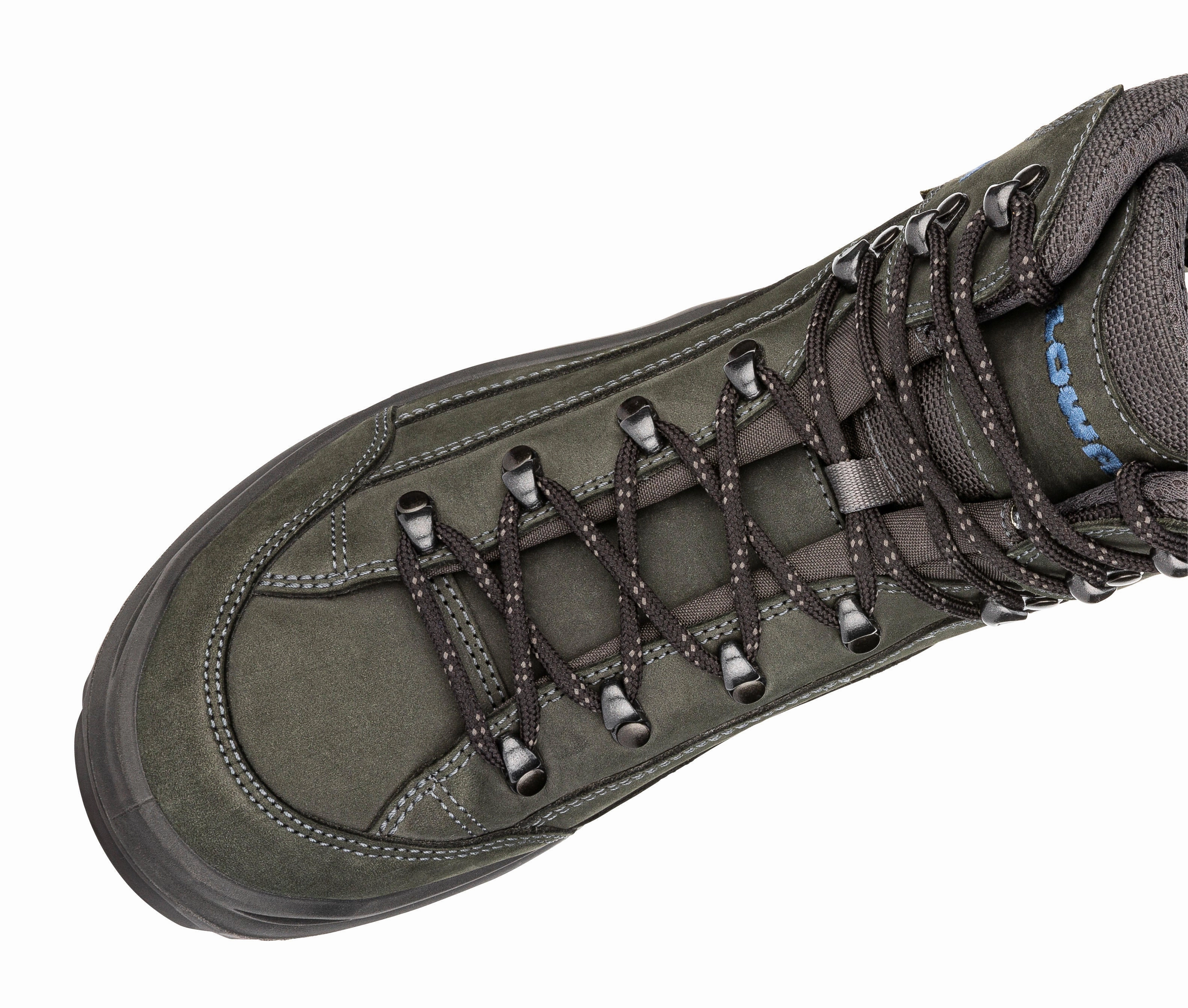 Lowa Men Grey RENEGADE GTX MID Sticky Rubber Hiking Shoes