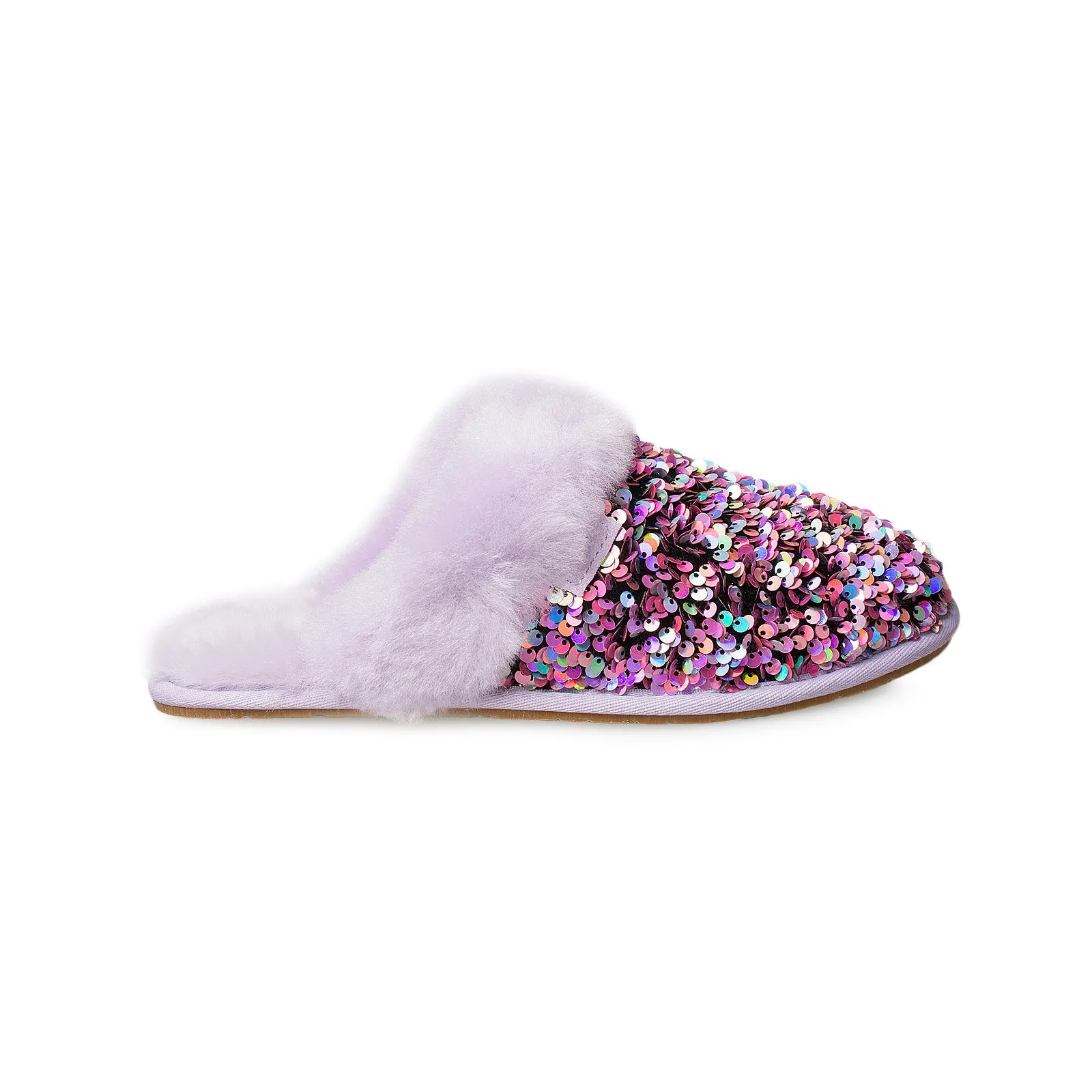 UGG Scuffette Stellar Sequin Lilac Frost Slippers - Women's Arthur Sleep Slippers