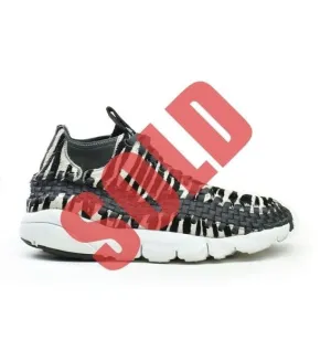 Nike Air Footscape Woven Chukka Zebra Sample w/ Box Sz. 9 Sport Sneakers