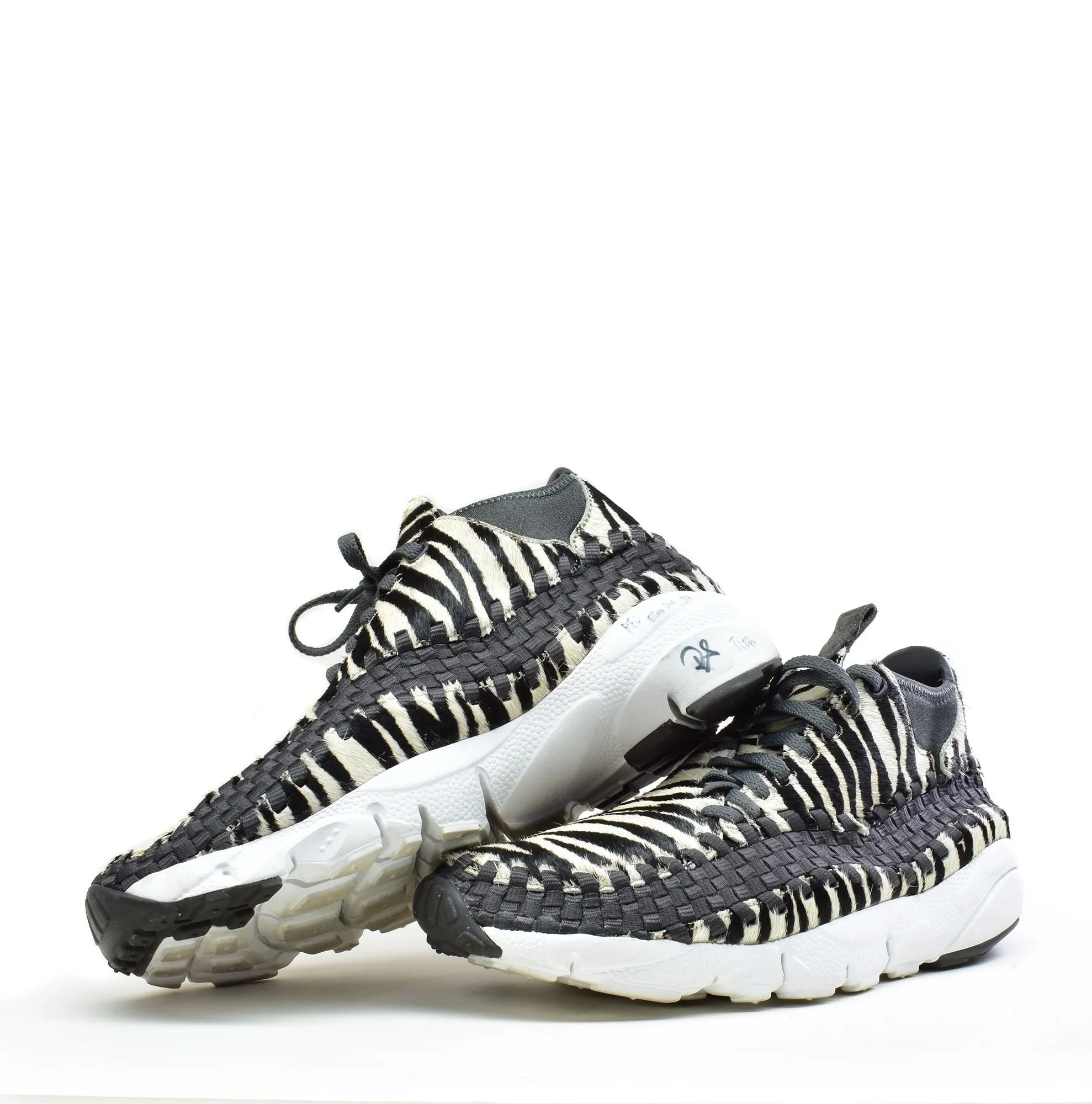 Nike Air Footscape Woven Chukka Zebra Sample w/ Box Sz. 9 Sneakers Size 4