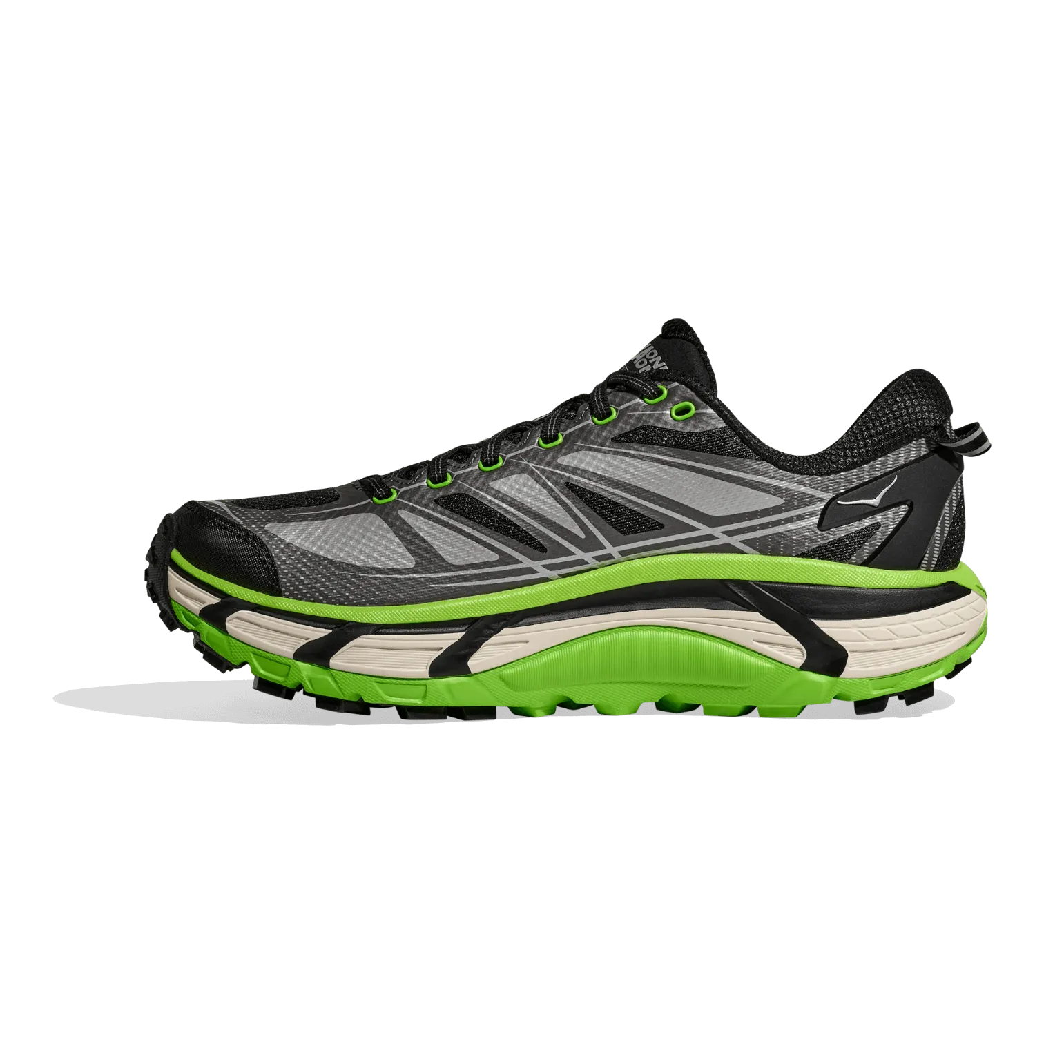 Shoes Hiking Hoka One Mafate speed 2 Black/Electric Green 1126851-BCKLC