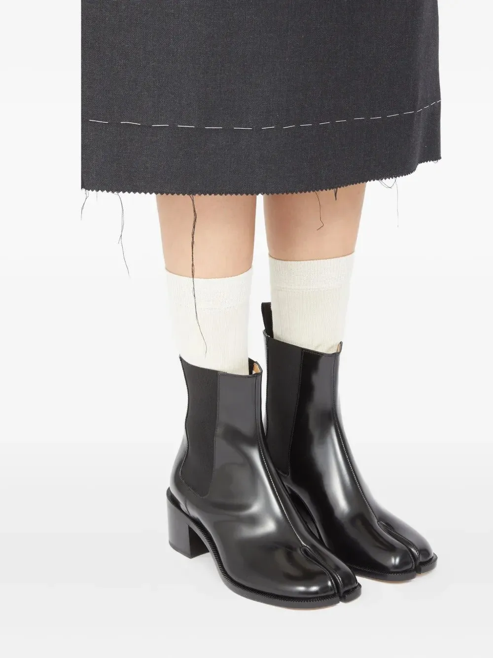 MAISON MARGIELA - Women H55 Tabi City Chelsea Boots Dogs With Boots