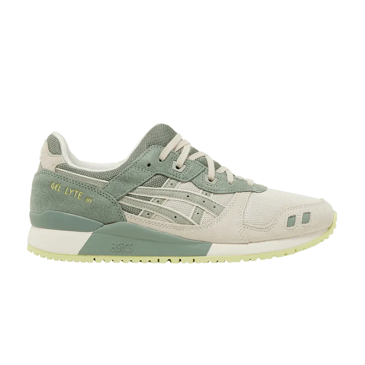 ASICS Gel-Lyte III OG Cream Olive Grey Asics Thick Sole Shoes