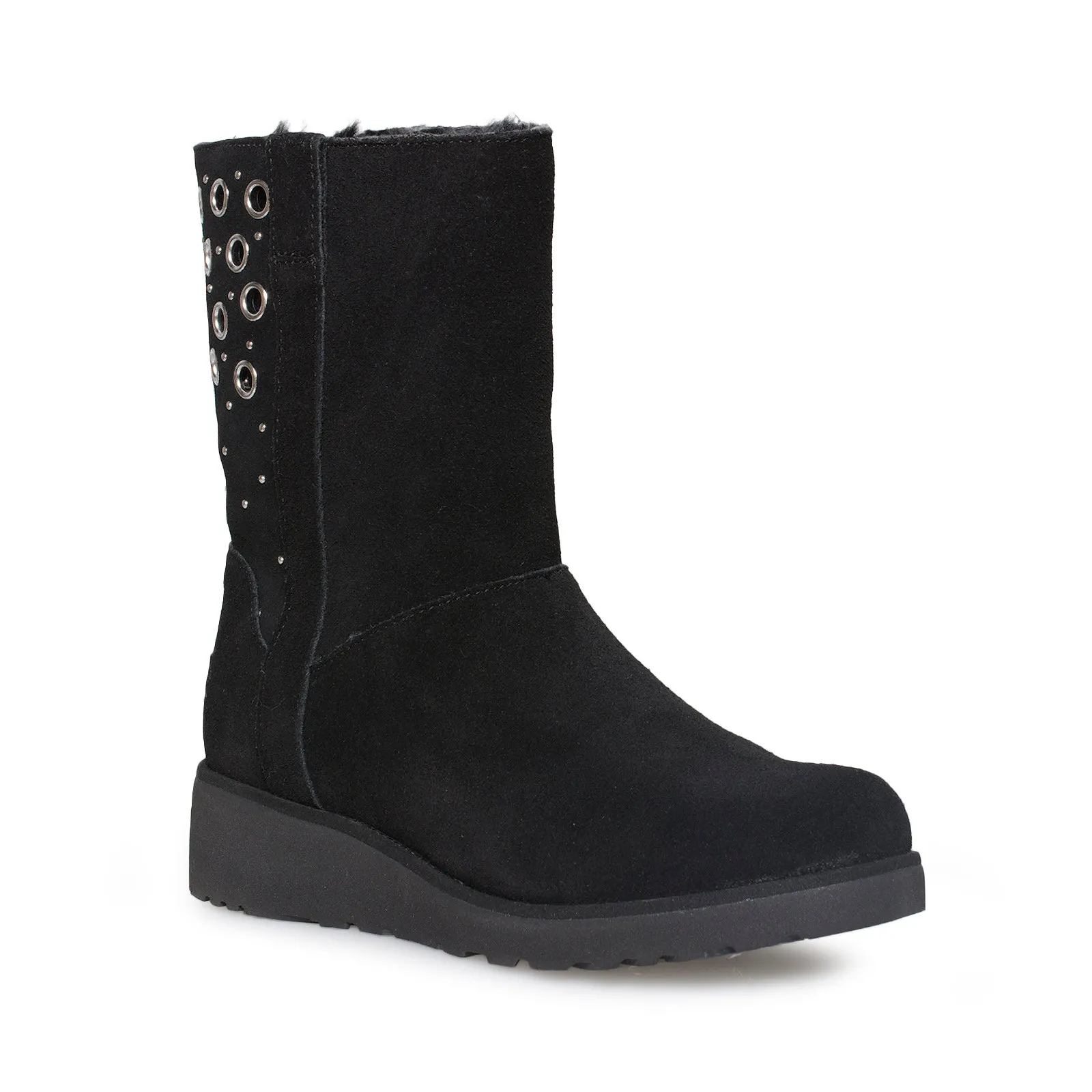 UGG Madison Black Boots Western Knee High Boots