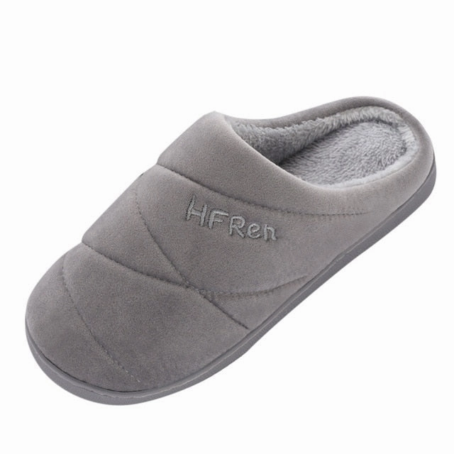 Wedding Dresses With Flat Shoes Men Indoor Slippers Short Plush Spring Autumn Flat Shoes Male Home Bedroom Slides Gray Slip On Female House Floor Slippers