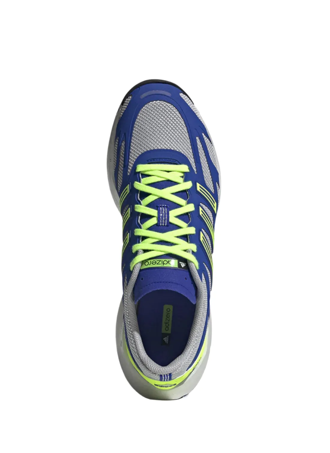 Men's Adidas Adizero Aruku Shoes - Lucid Blue/Lucid Lemon/Grey Two Bare Foot Running Shoes