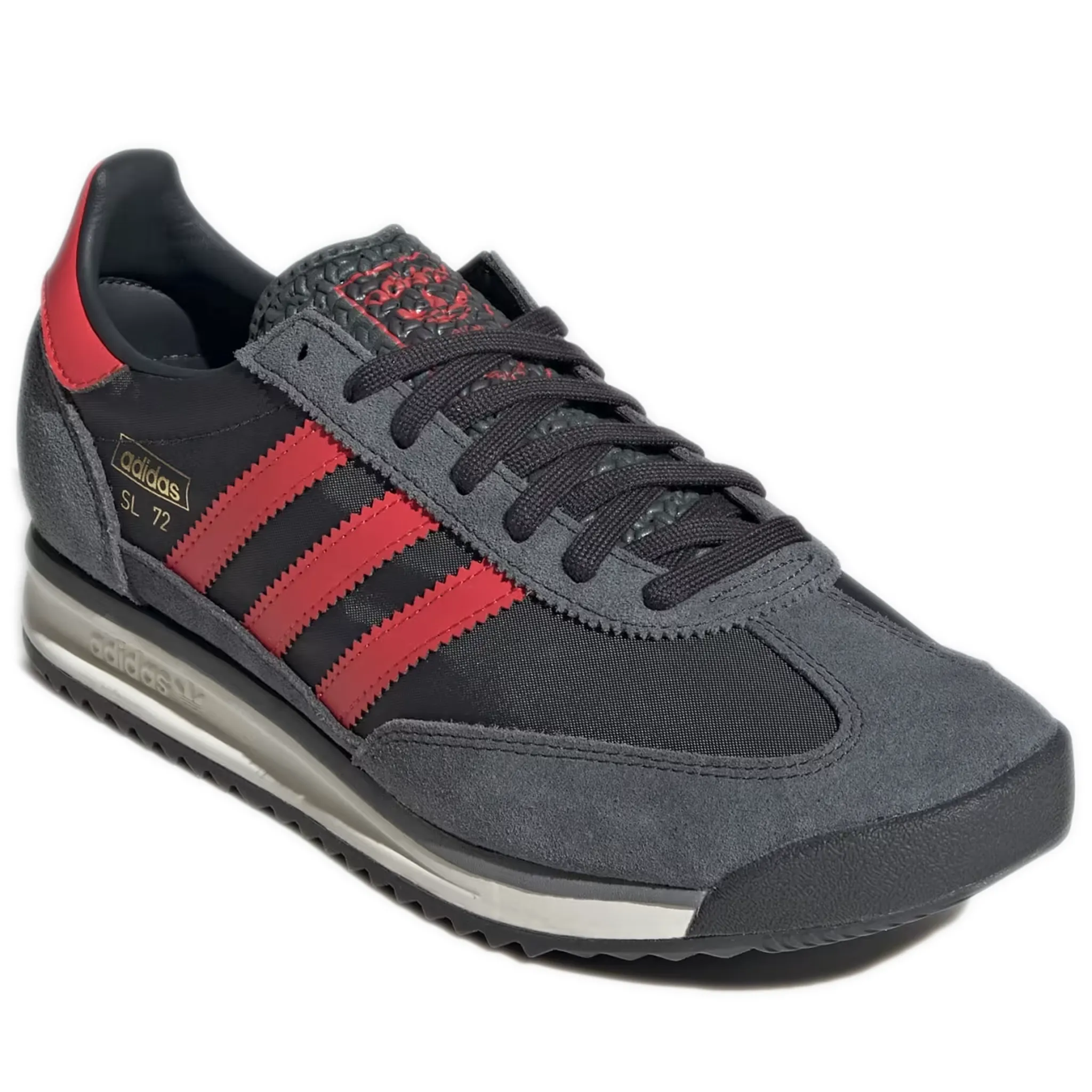 Men's Adidas SL 72 RS Shoes  - Carbon / Real Coral / Grey Six Under Armour Running Shoes