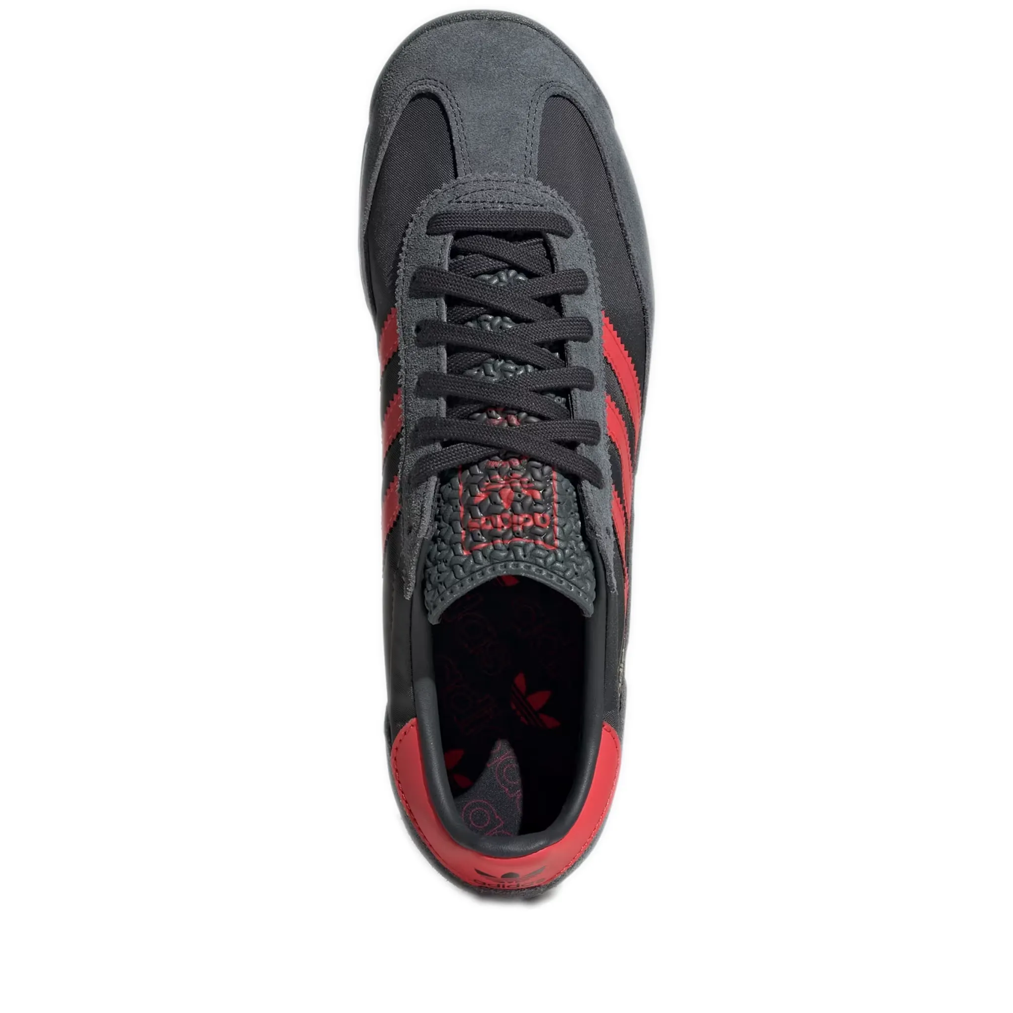 Men's Adidas SL 72 RS Shoes  - Carbon / Real Coral / Grey Six Flat Feet Running Shoes