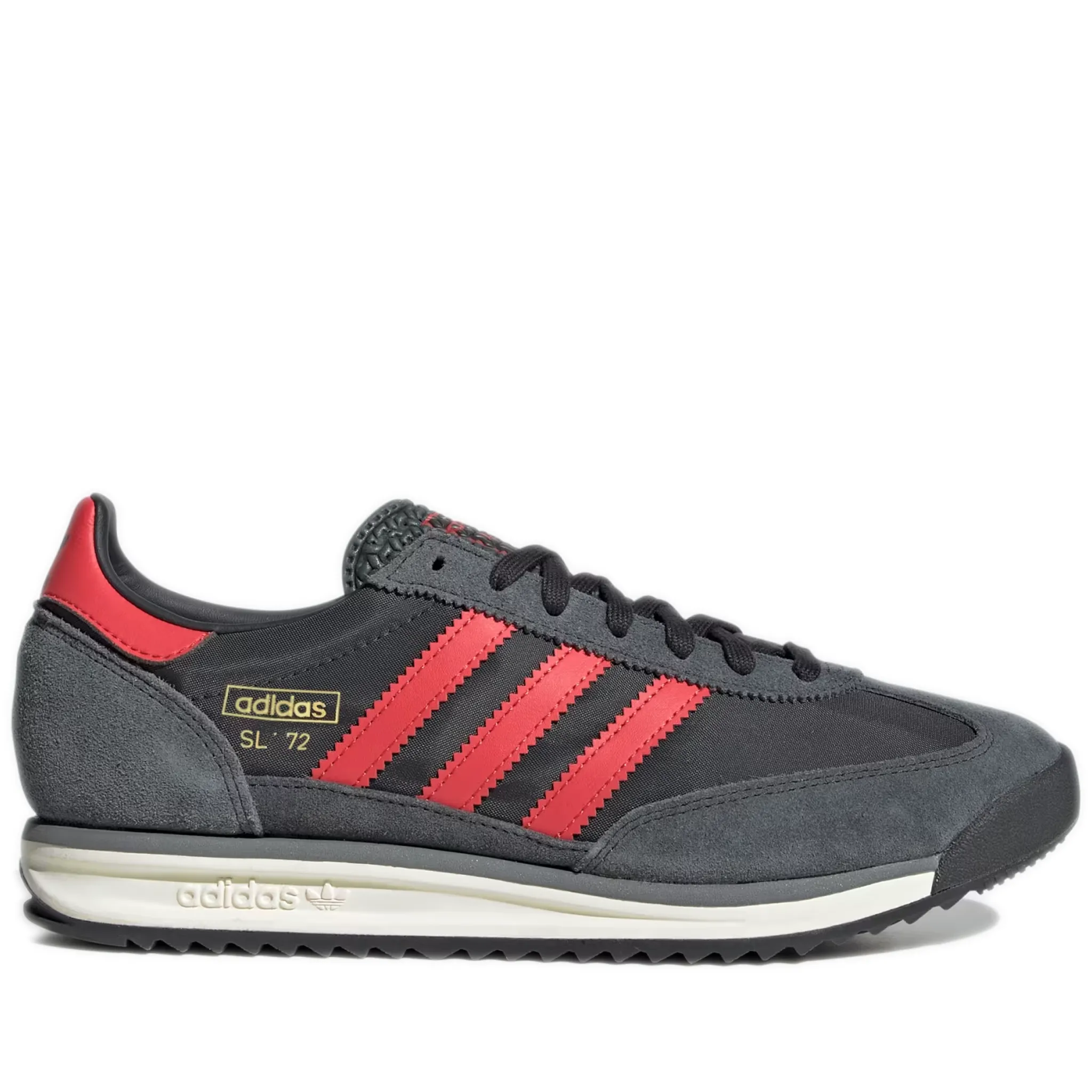Men's Adidas SL 72 RS Shoes  - Carbon / Real Coral / Grey Six Running Shoe Store Austin