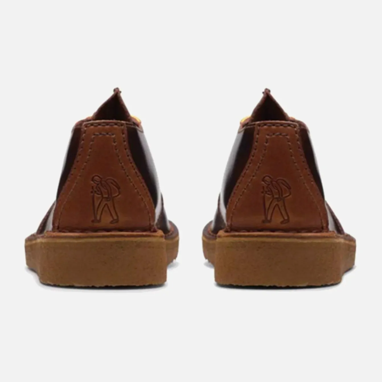 Casual Shoe Men's Clarks Desert Trek - Burgundy