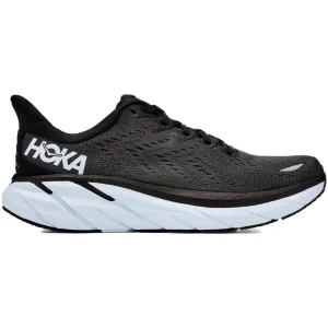 Good Men's Hoka Clifton 8, Black/White, 12.5 D Medium