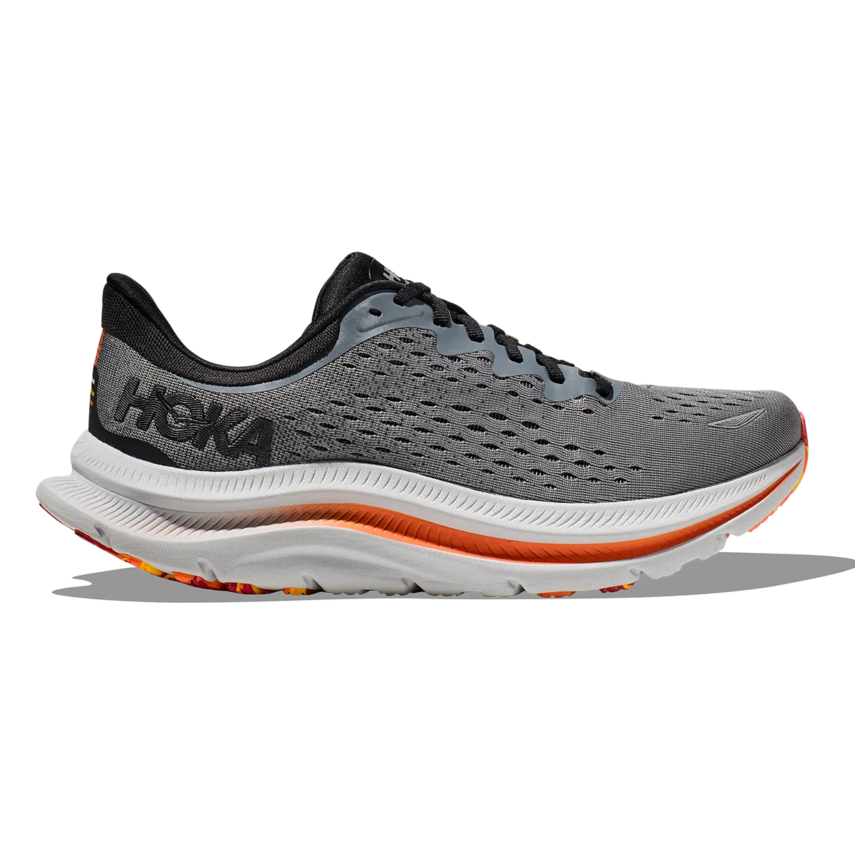Men's Hoka Kawana, Black/Lunar Rock, 12.5 D Medium Best Long Distance Running