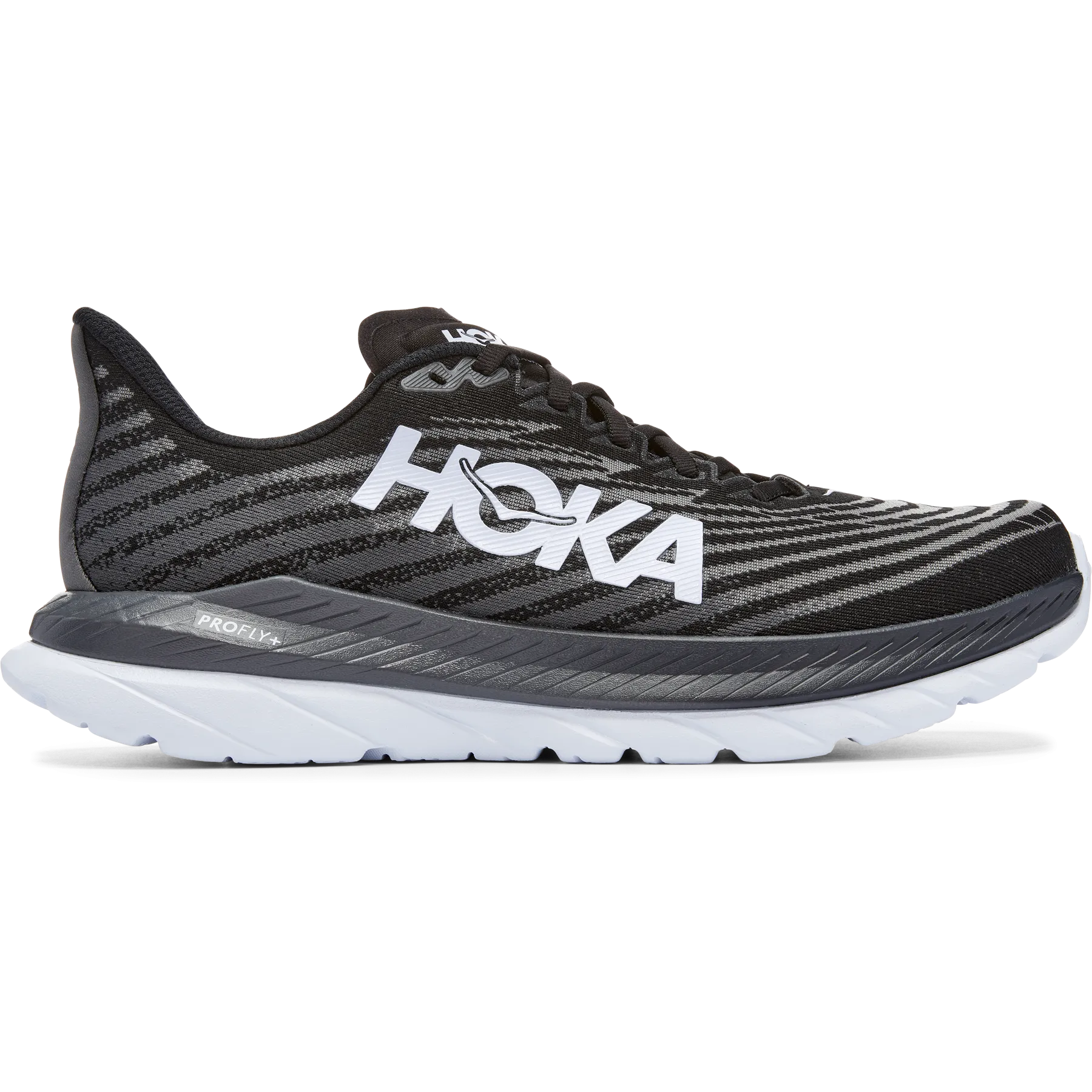 Men's Hoka Mach 5, Black/Castlerock, 13 D Medium Shoes Bellevue