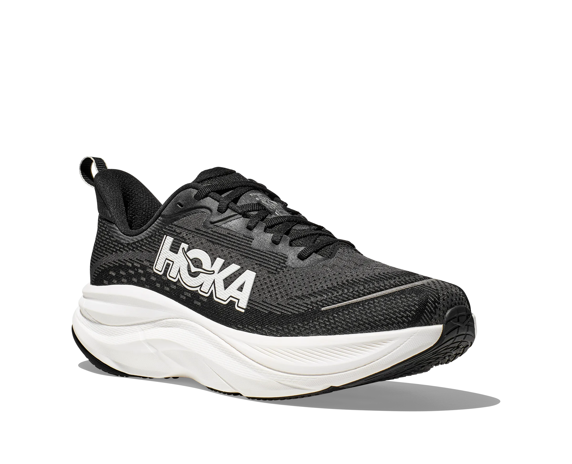 Unisex Men's HOKA Skyflow Running Shoe in Black / White