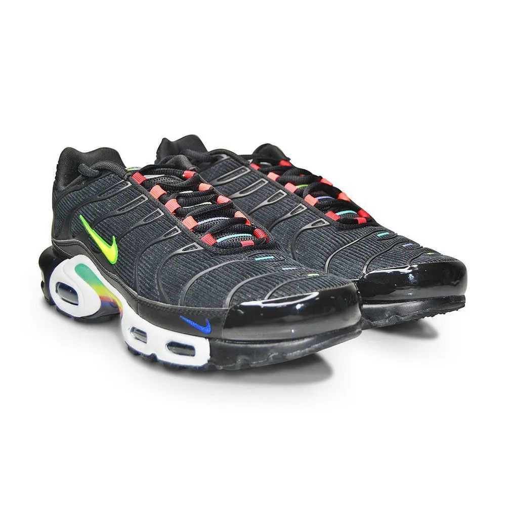 Running Shoe Charms Mens Nike Tuned 1 Air Max Plus SE - DA5561 001 - Black Lemon Venom White