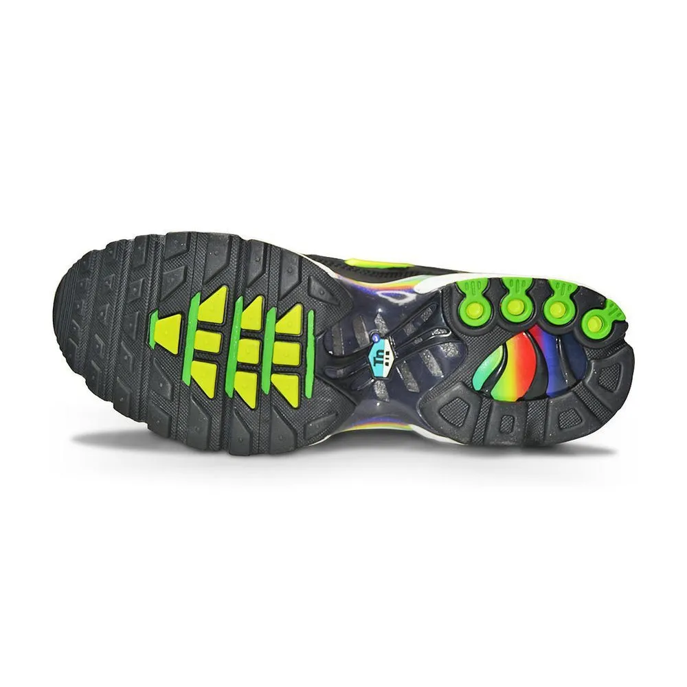 Running Shoe Guru Mens Nike Tuned 1 Air Max Plus SE - DA5561 001 - Black Lemon Venom White