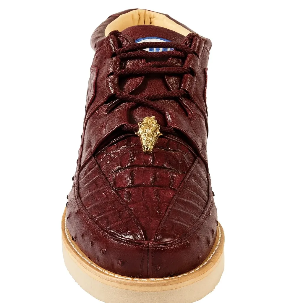 Men's Wild West Boots Caiman and Ostrich Skin Shoe 2ZA050206 Tecovas Boots