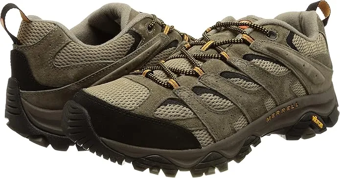 Best Hiking Shoes Snow Merrell Men's Moab 3 Pecan, Leather Hiking Shoes