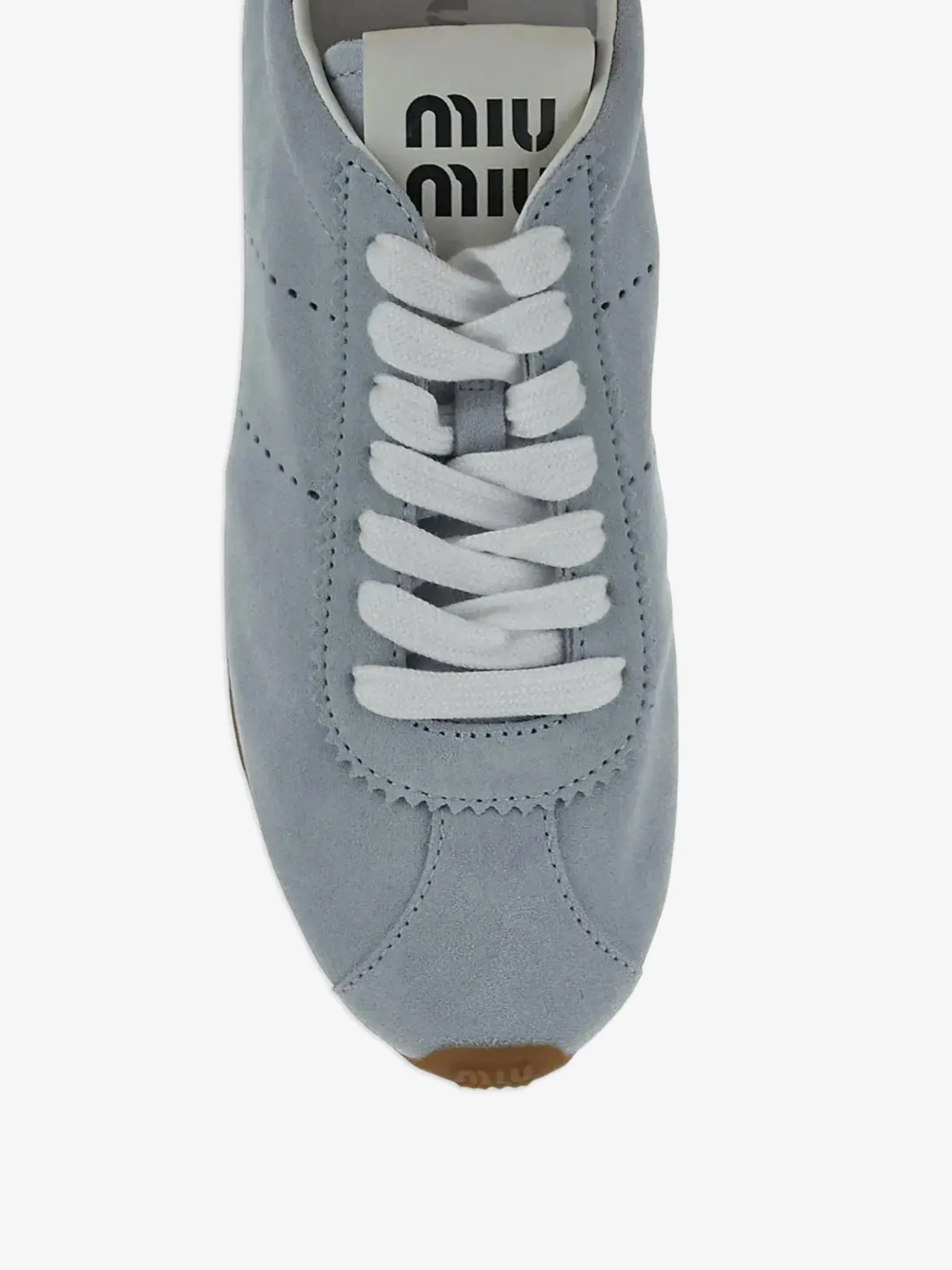 Dsw Walking Sneakers MIU MIU - Women Plume Suede Sneakers