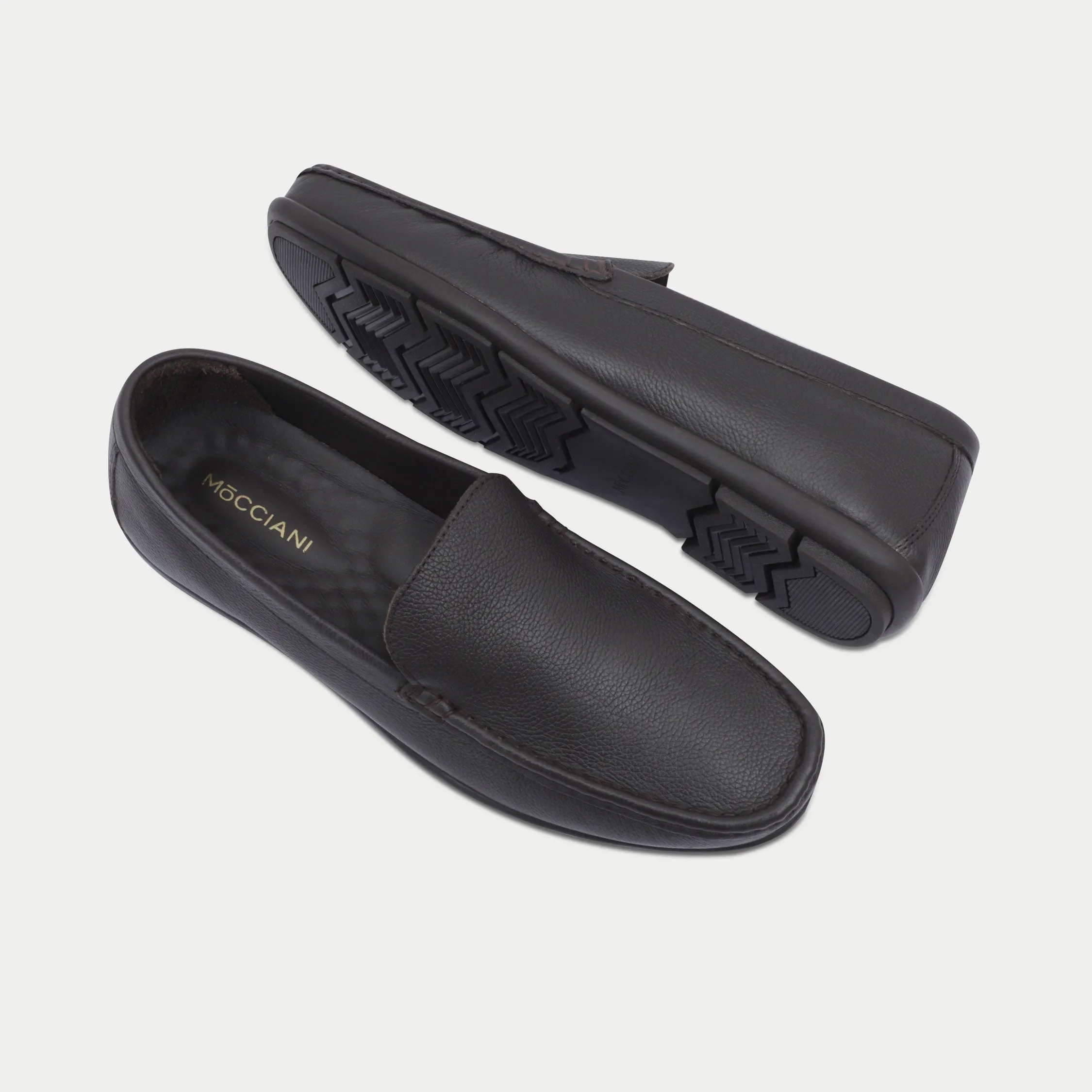 MM2110-ESPRESSO Wide Fit Slip On Casual Shoes