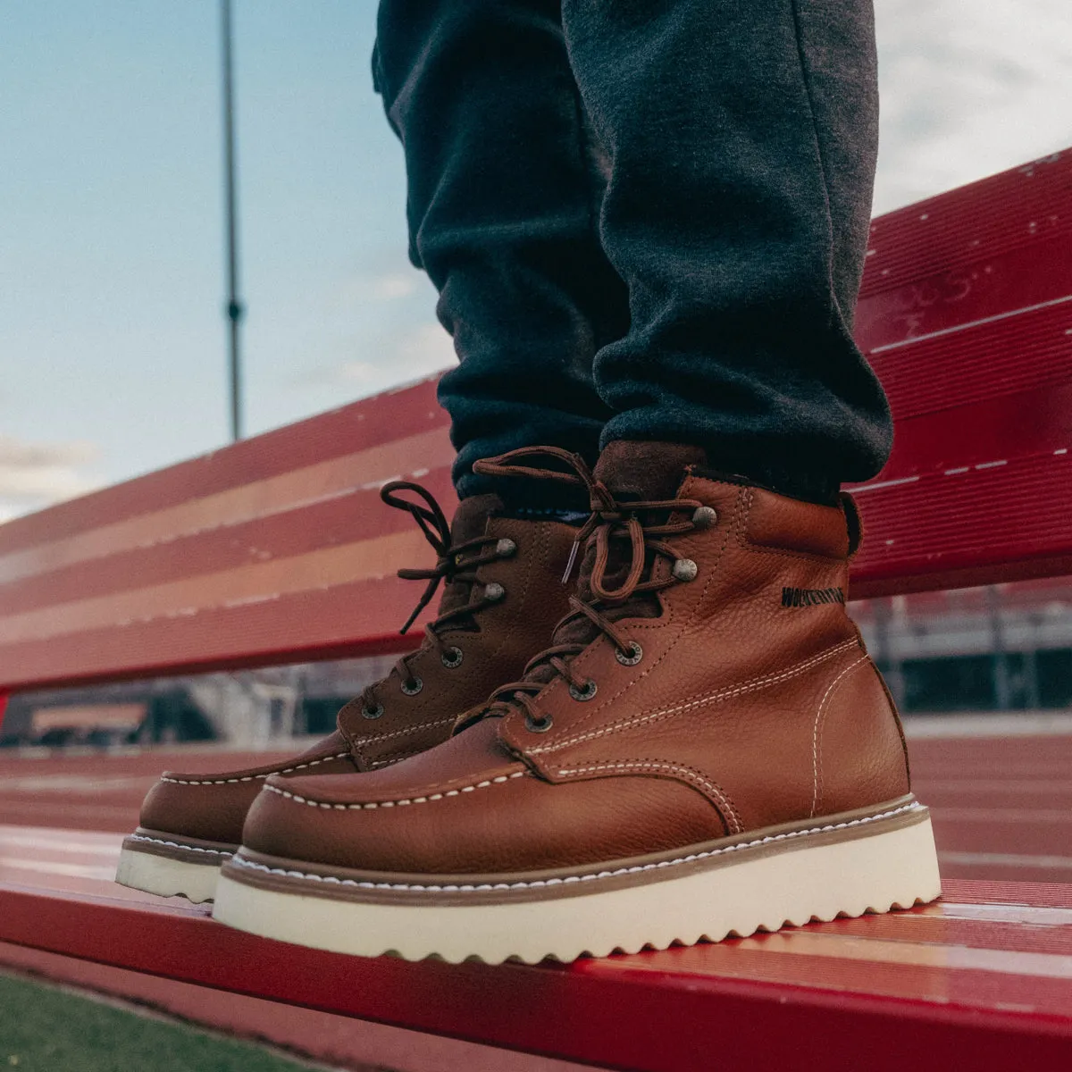 Boots Resoled Moc-Toe 6" Steel Toe - Mens