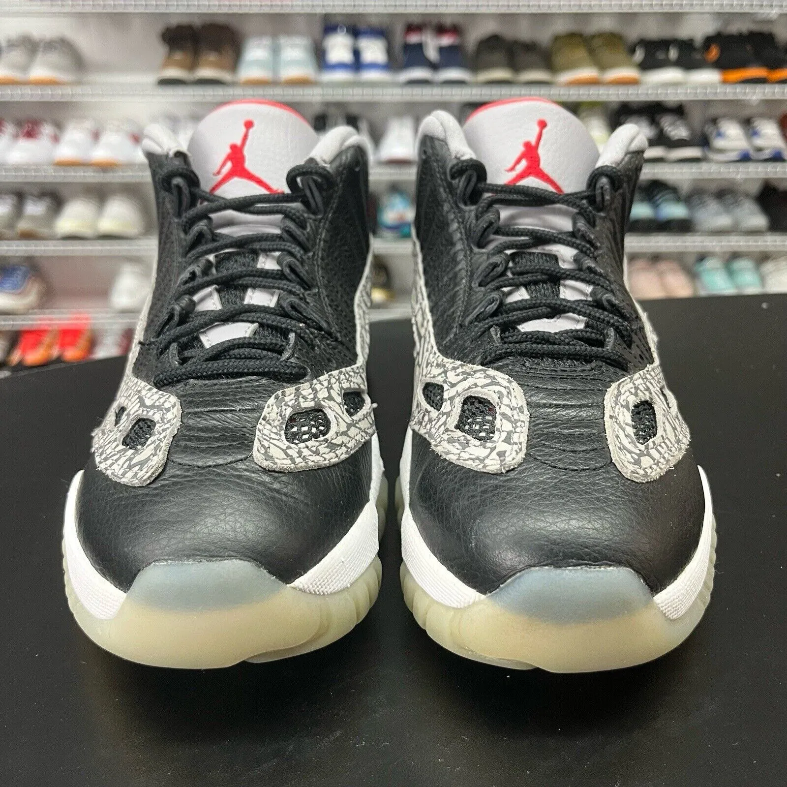 Air Max Running Sneakers Nike Air Jordan 11 Retro Low IE Black Cement Size 8.5 919712-006