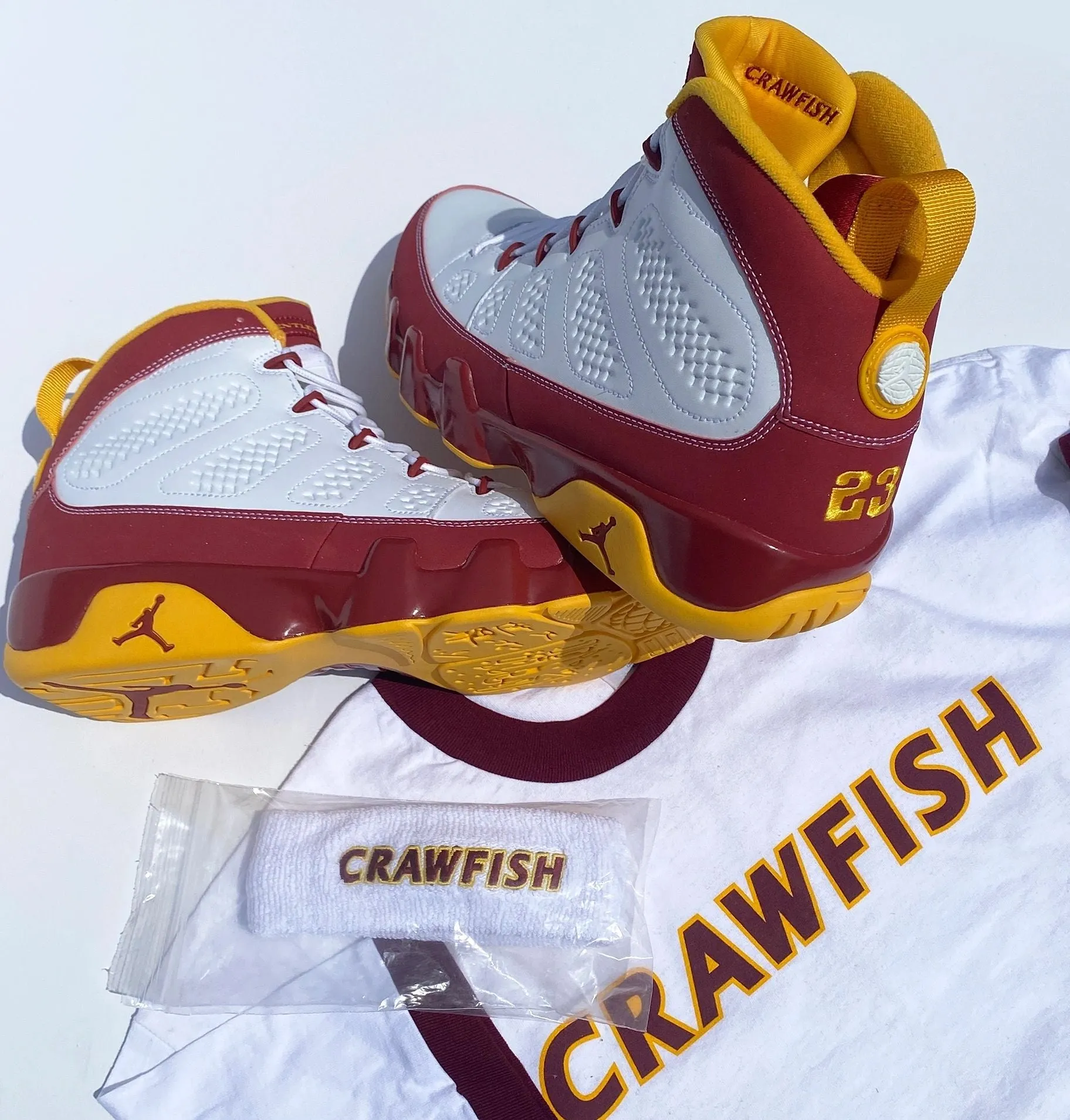 Nike Air Jordan 9 IX Kilroy pack Bentley Ellis Crawfish NEW Easy Sneakers