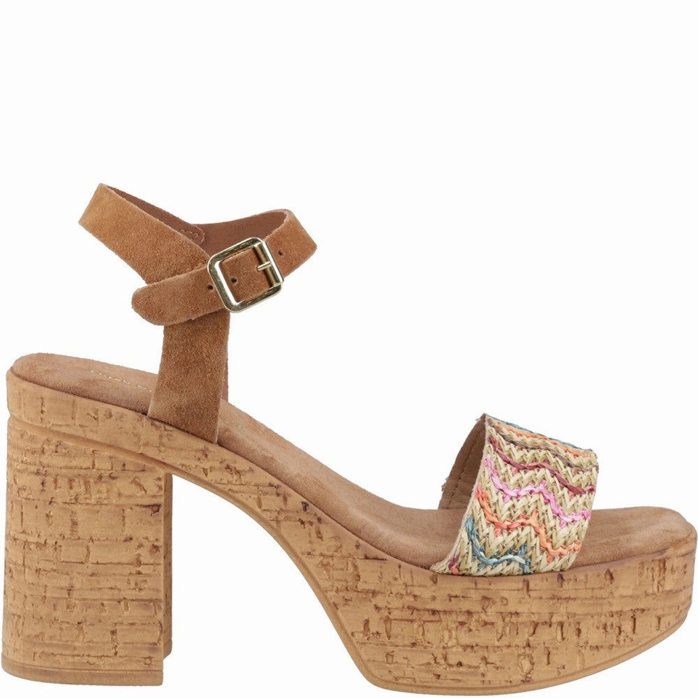 High Heel Website Multicoloured Pandora Platform Sandals