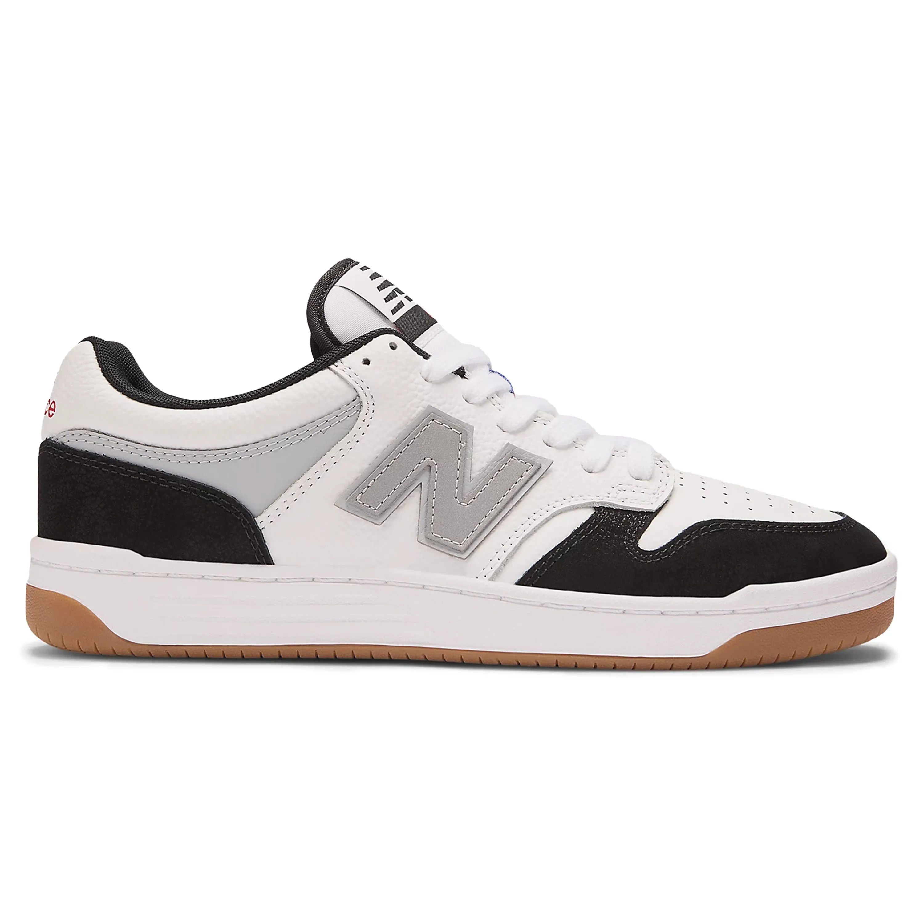 Skate Shoes For Narrow Feet NB NUMERIC 480 TIAGO X KAWHI WHITE / BLACK