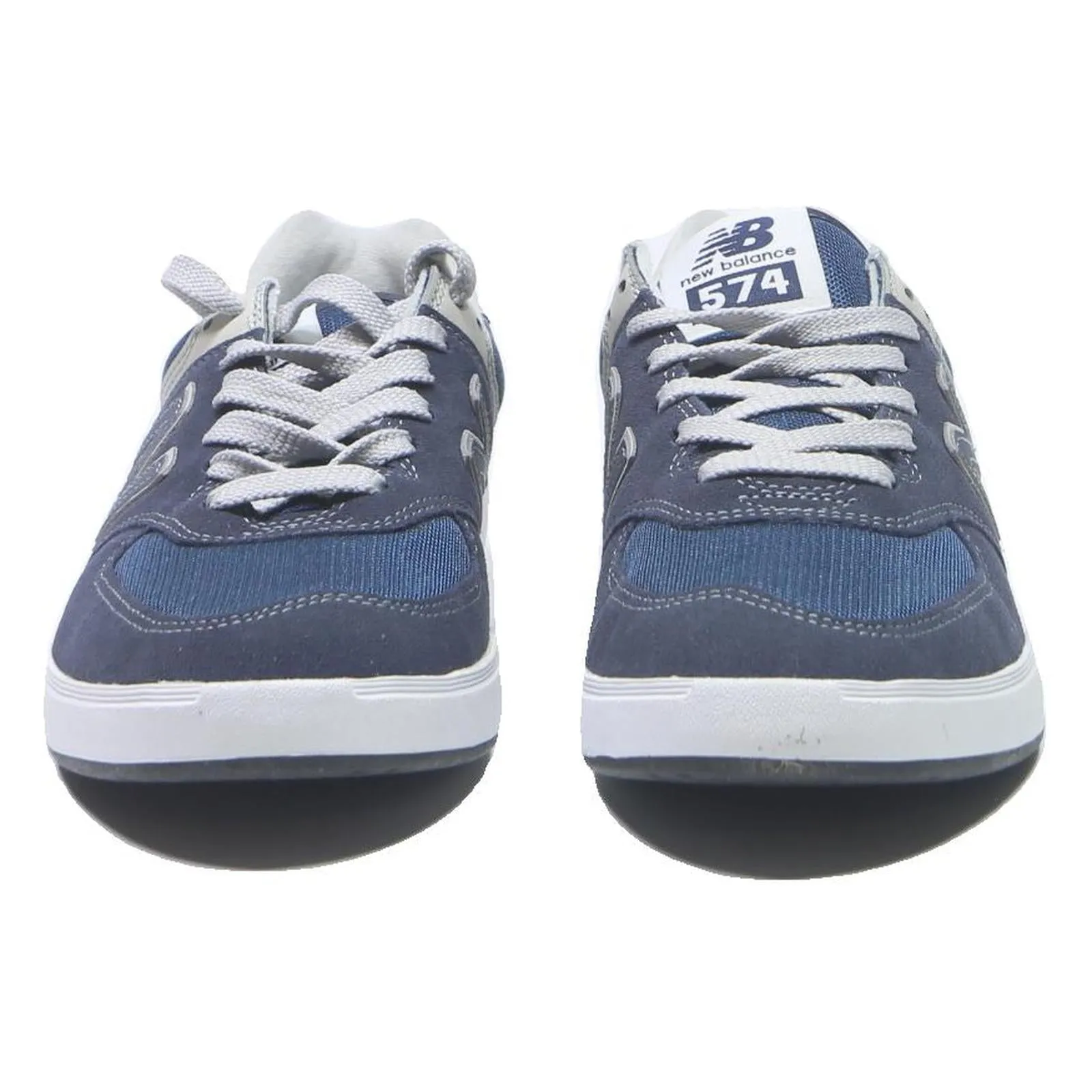 Casual Arch Support Shoes NEW BALANCE Classic Mens Low Top Trainers Blue Synthetic UK 7.5 Comfortable