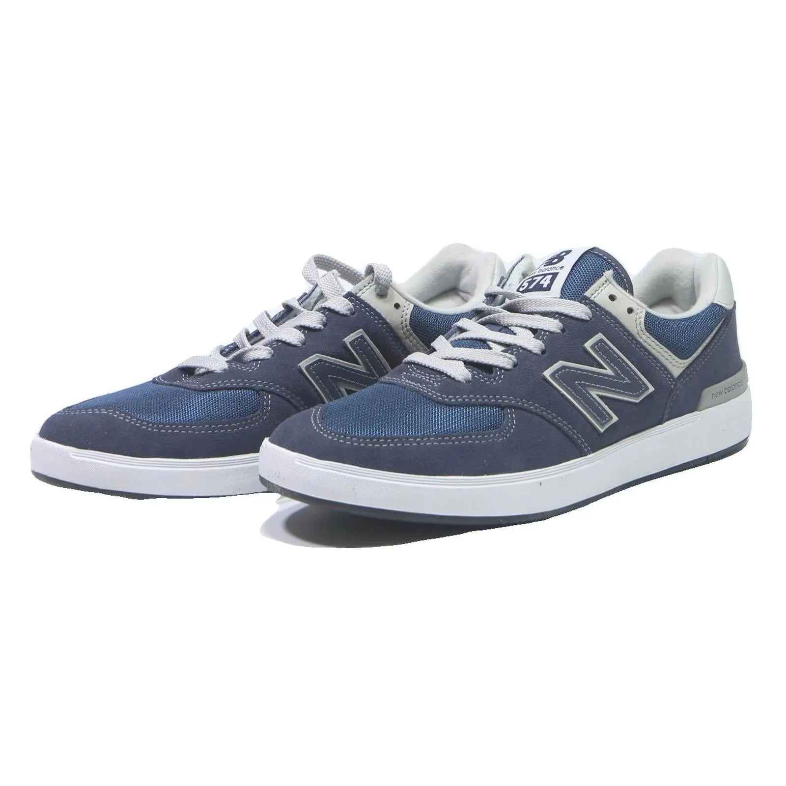 Casual Sandals Shoes NEW BALANCE Classic Mens Low Top Trainers Blue Synthetic UK 7.5 Comfortable