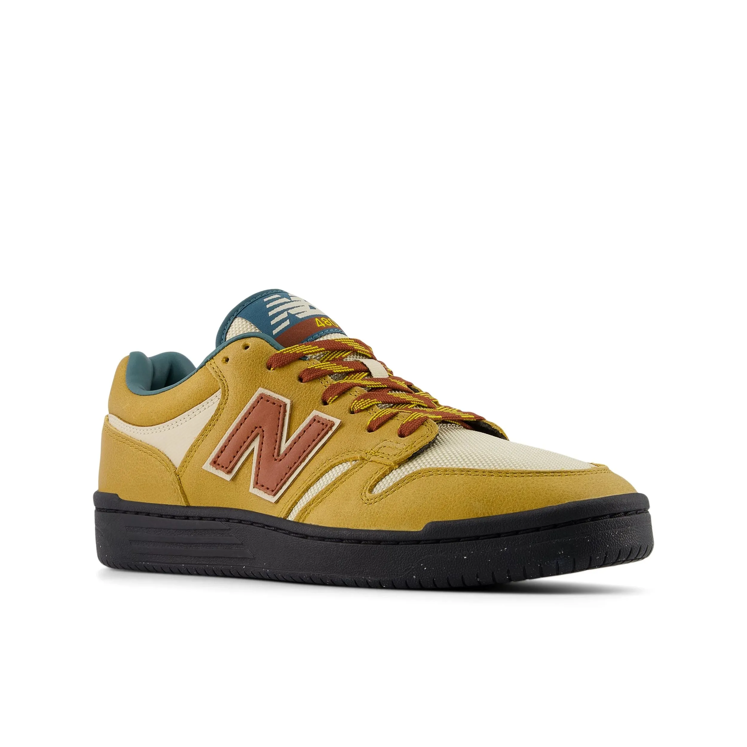 Zara Rope Skate Shoes New Balance Numeric 480 (Brown/Red)