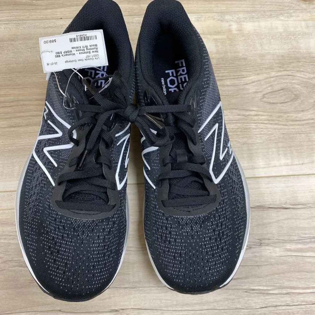 Best Gym And Running Shoes New Balance - Women's 880 Running Shoes - MSRP $180: Black-women-W11 XWide
