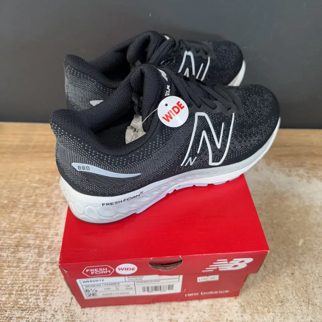New Balance- women's running 880 shoe- MSRP $180: Black Grey -women-6.5 Good Shoes For Weightlifting And Running