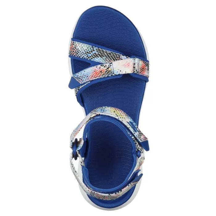 New Skechers GO GOLF 600 Charm Sandals - Blue Multi. MSP$70 Vs Spikeless Golf