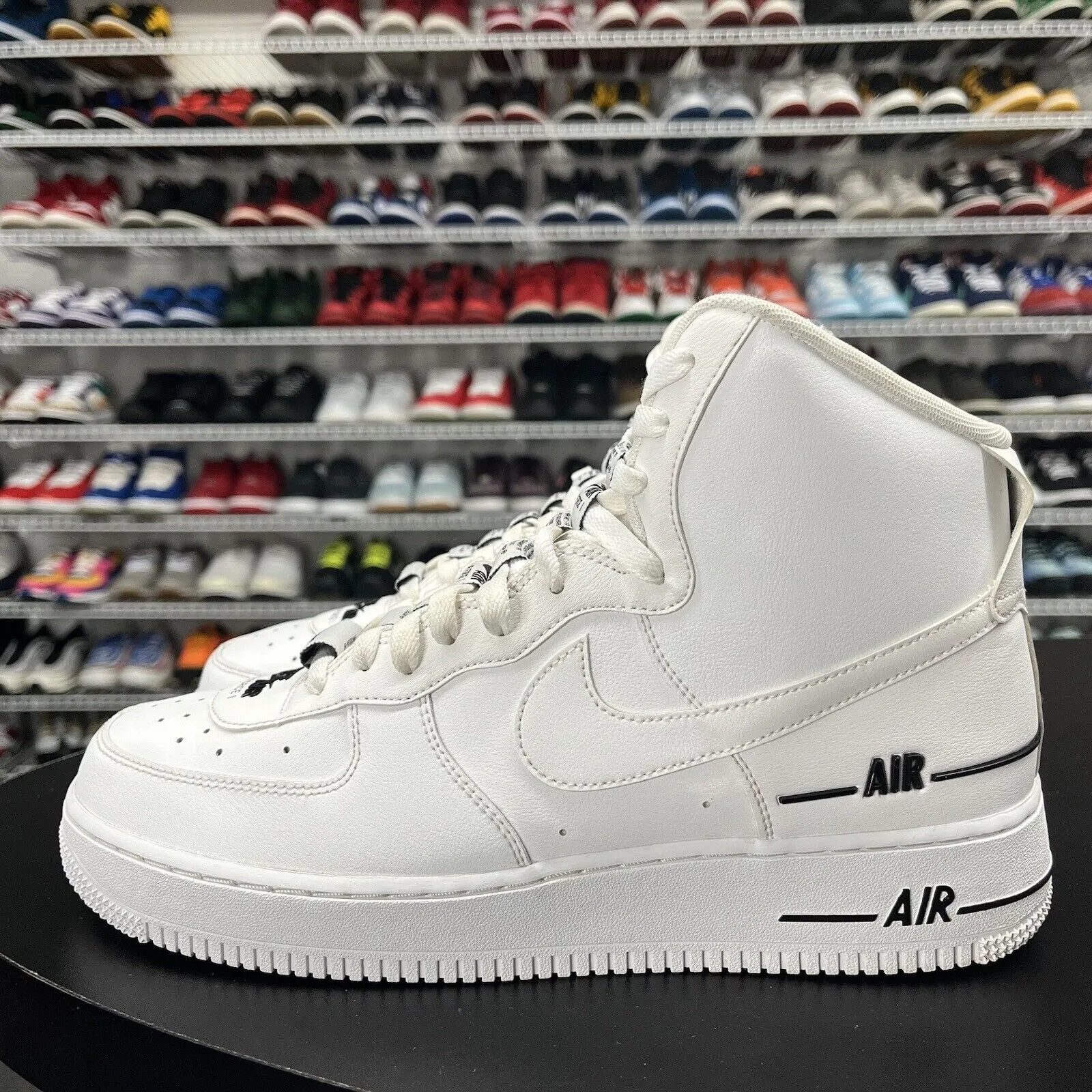 And Sneakers Nike Air Force 1 High Dual Air White Black CJ1385-100 Men's Size 9.5