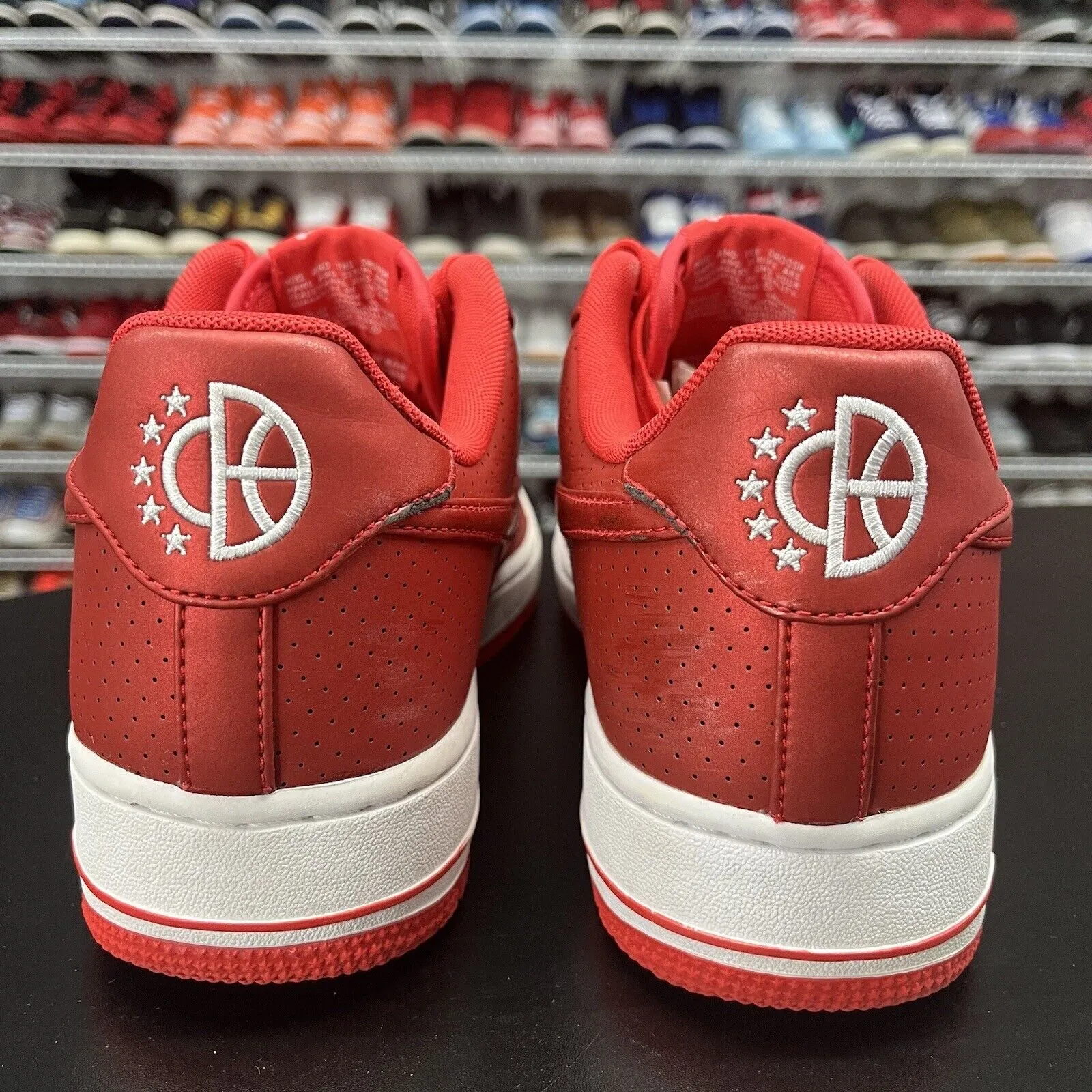 Nike Air Force 1 Low '07 LV8 Action Red White 718152-607 Men's Size 10 Most Comfortable Basketball Sneakers