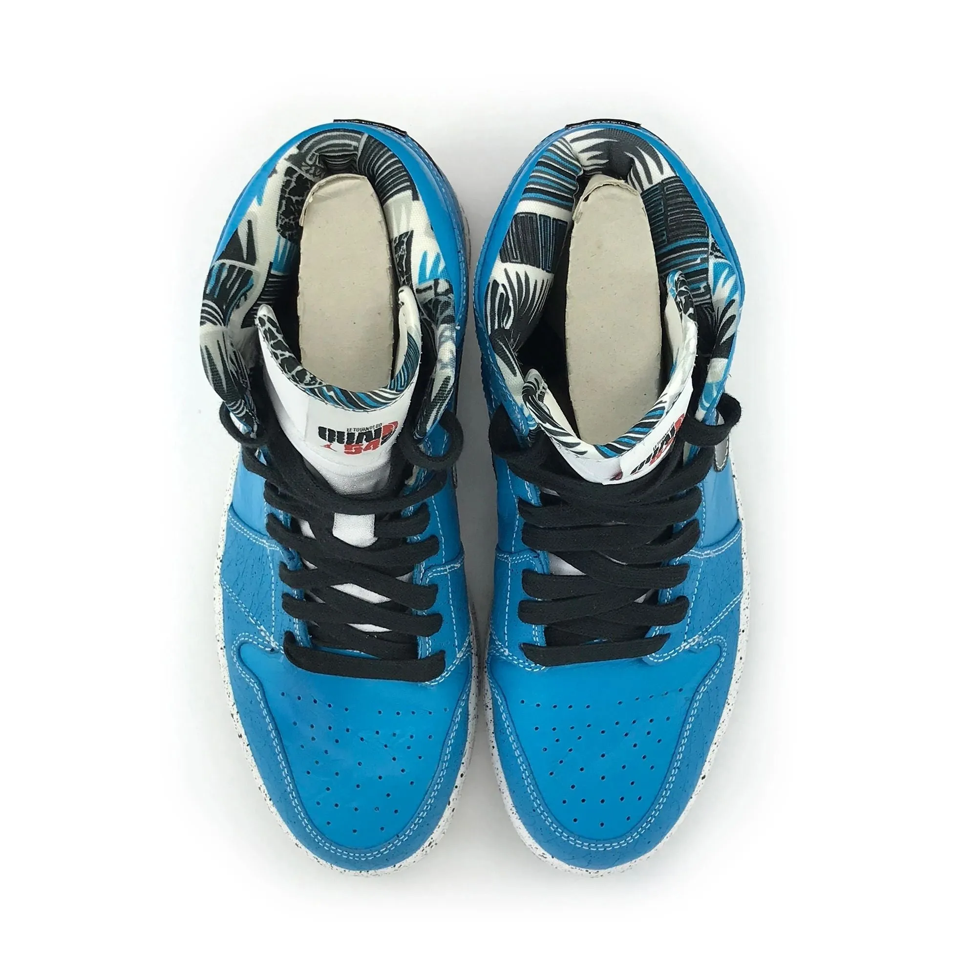 Nike Air Jordan 1 Retro 2009 Quai 54 Tournament Ruff 'N' Tuff Size 9 Sofft Sneakers