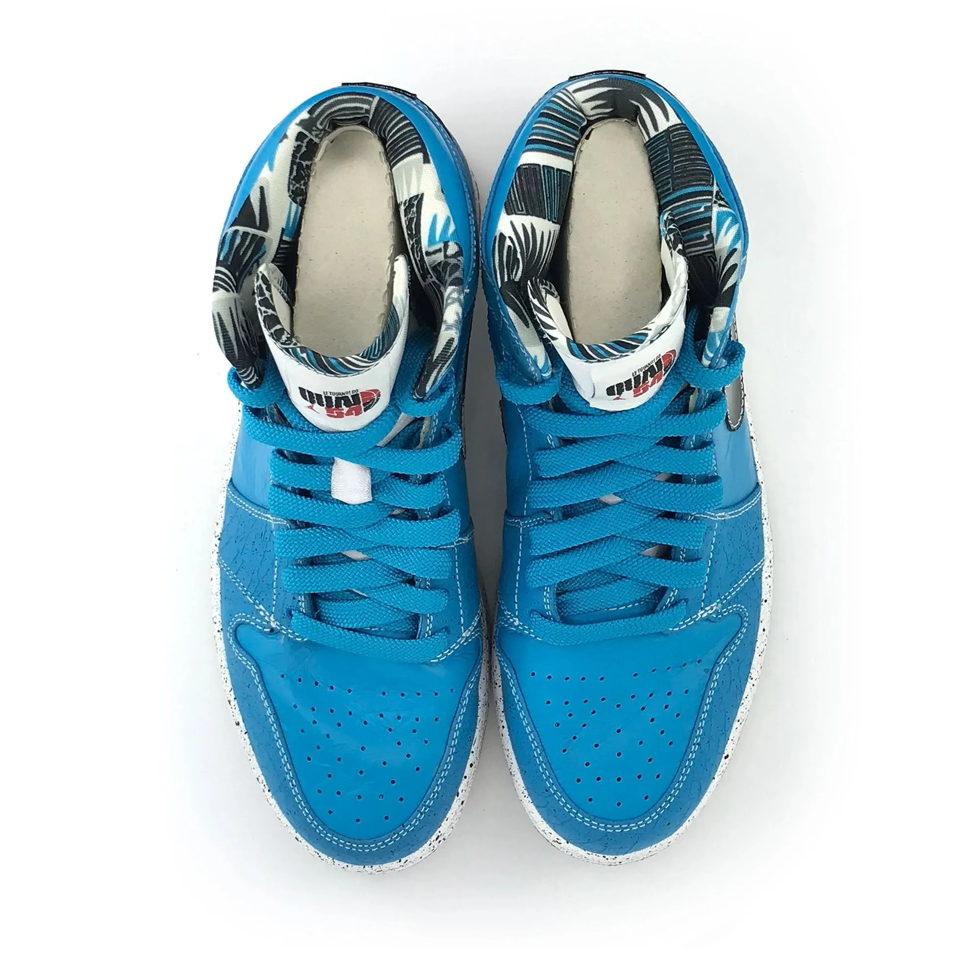 Nike Air Jordan 1 Retro 2009 Quai 54 Tournament Ruff 'N' Tuff Size 9 Cleveland Sneakers