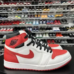 Nike Air Jordan 1 Retro OG High Heritage 555088-161 Men's Size 13 Vintage Havana Rhinestone Sneakers