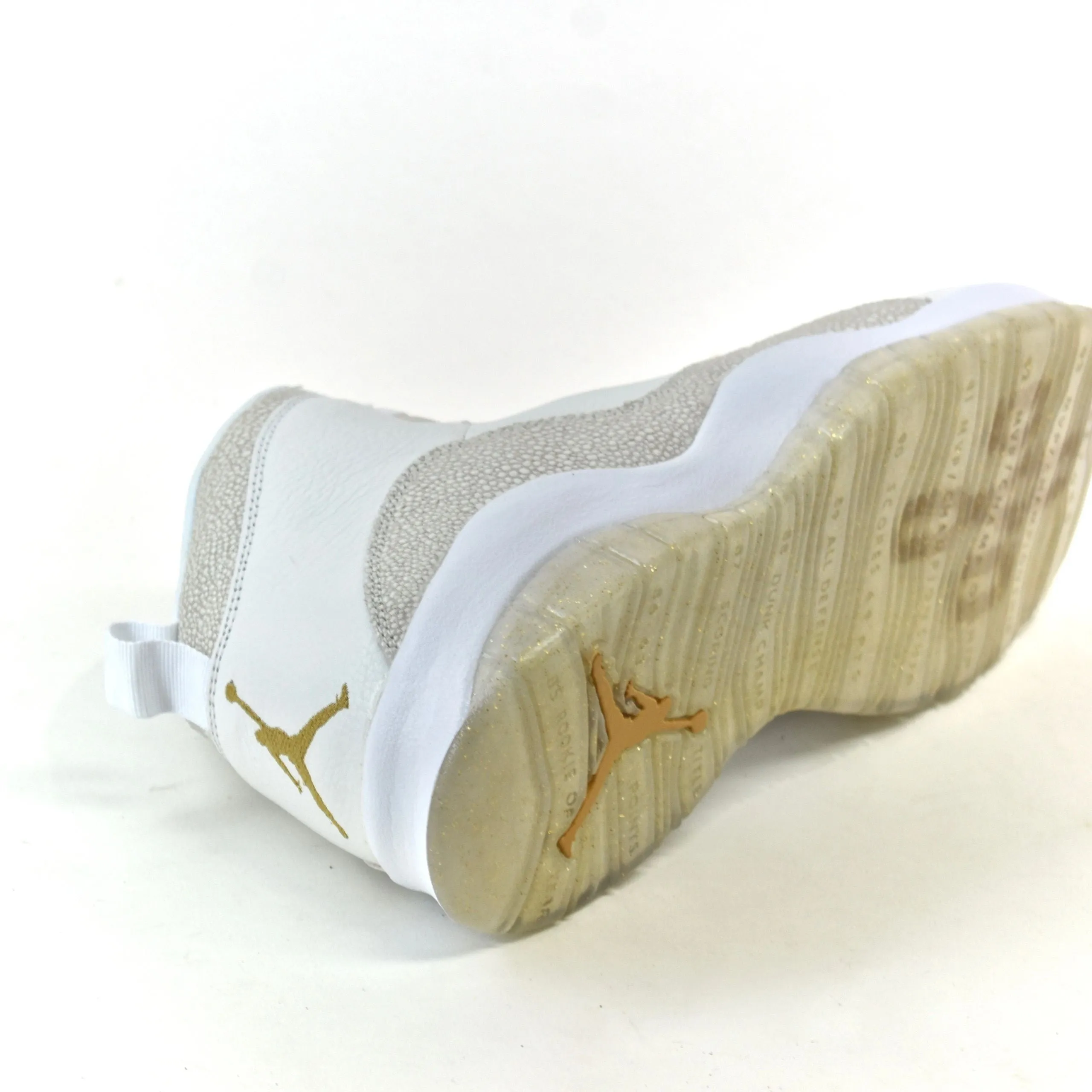 Nike Air Jordan 10 X OVO Summit White Gold NEW Size 12 Sneakers Bar Janesville Wi