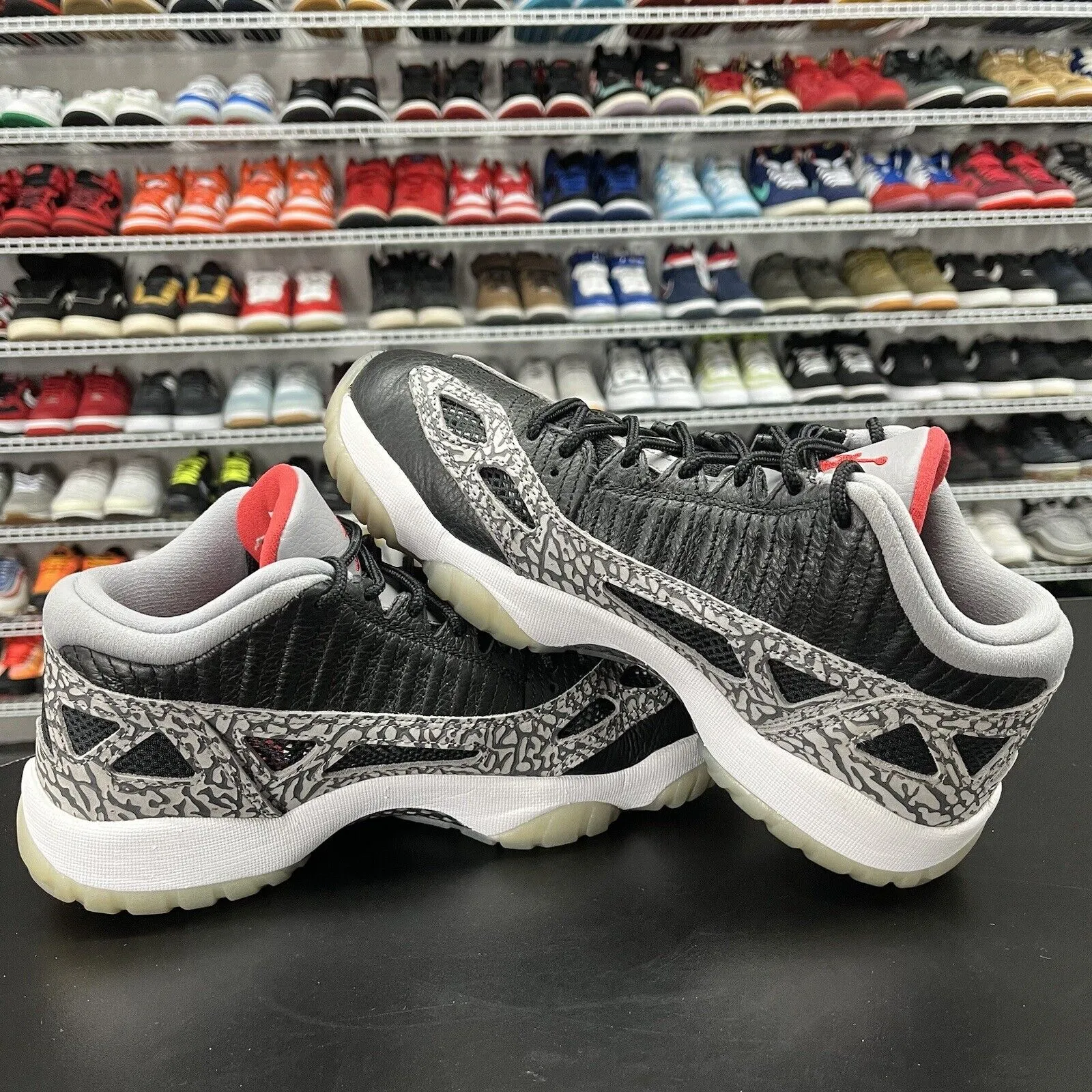 Nike Air Jordan 11 Retro Low IE Black Cement 919712-006 Men's Size 8 Casual Shoes For Sale