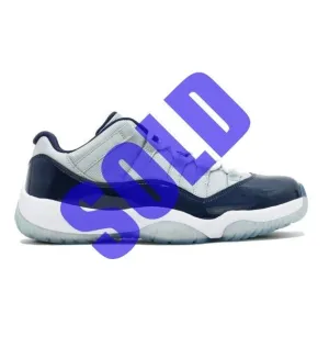 Grey Sneakers Nike Air Jordan 11 XI Retro Low Georgetown New size 12