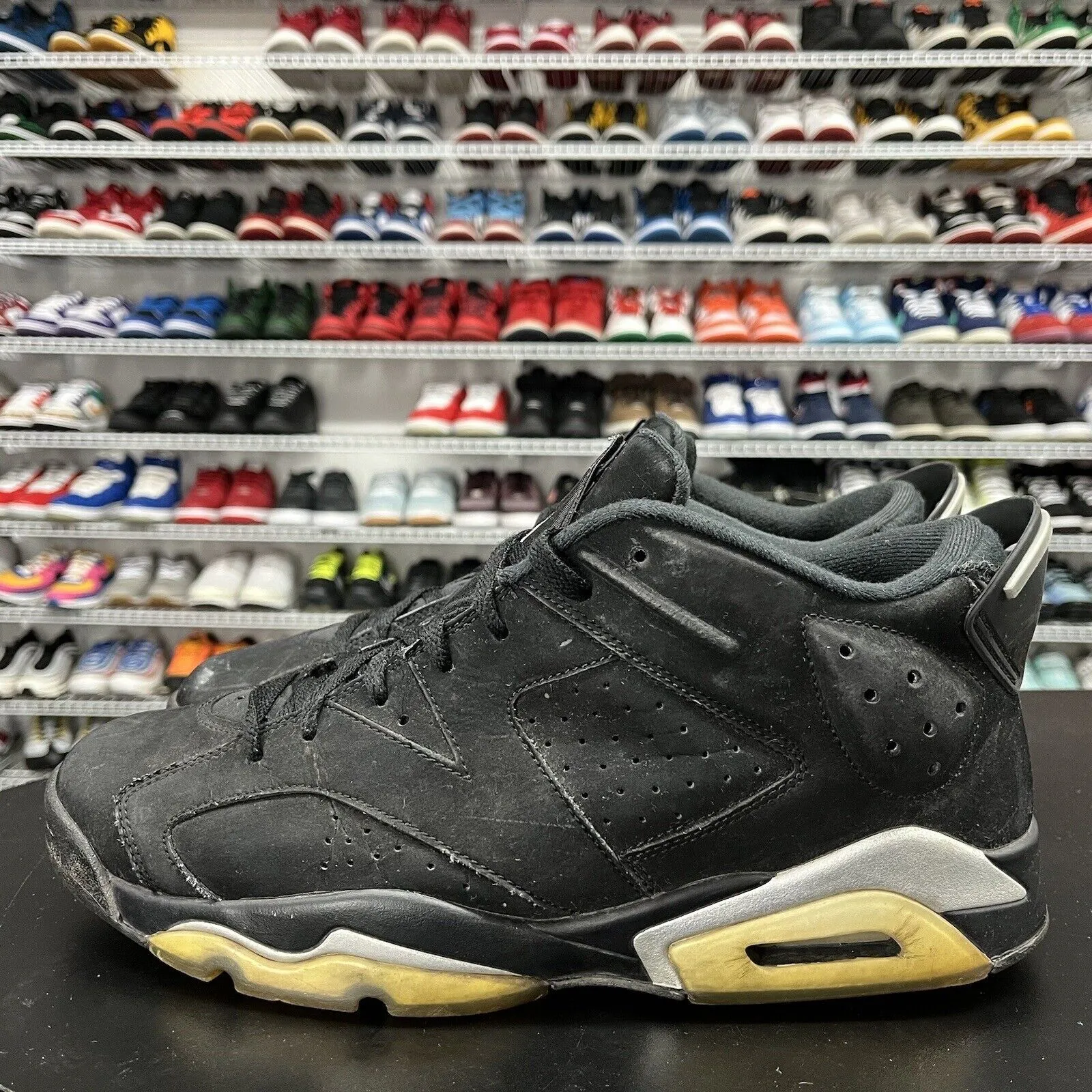 Cheapest Sneakers Nike Air Jordan 6 Retro Low Chrome 2015 304401-003 Men's Size 13