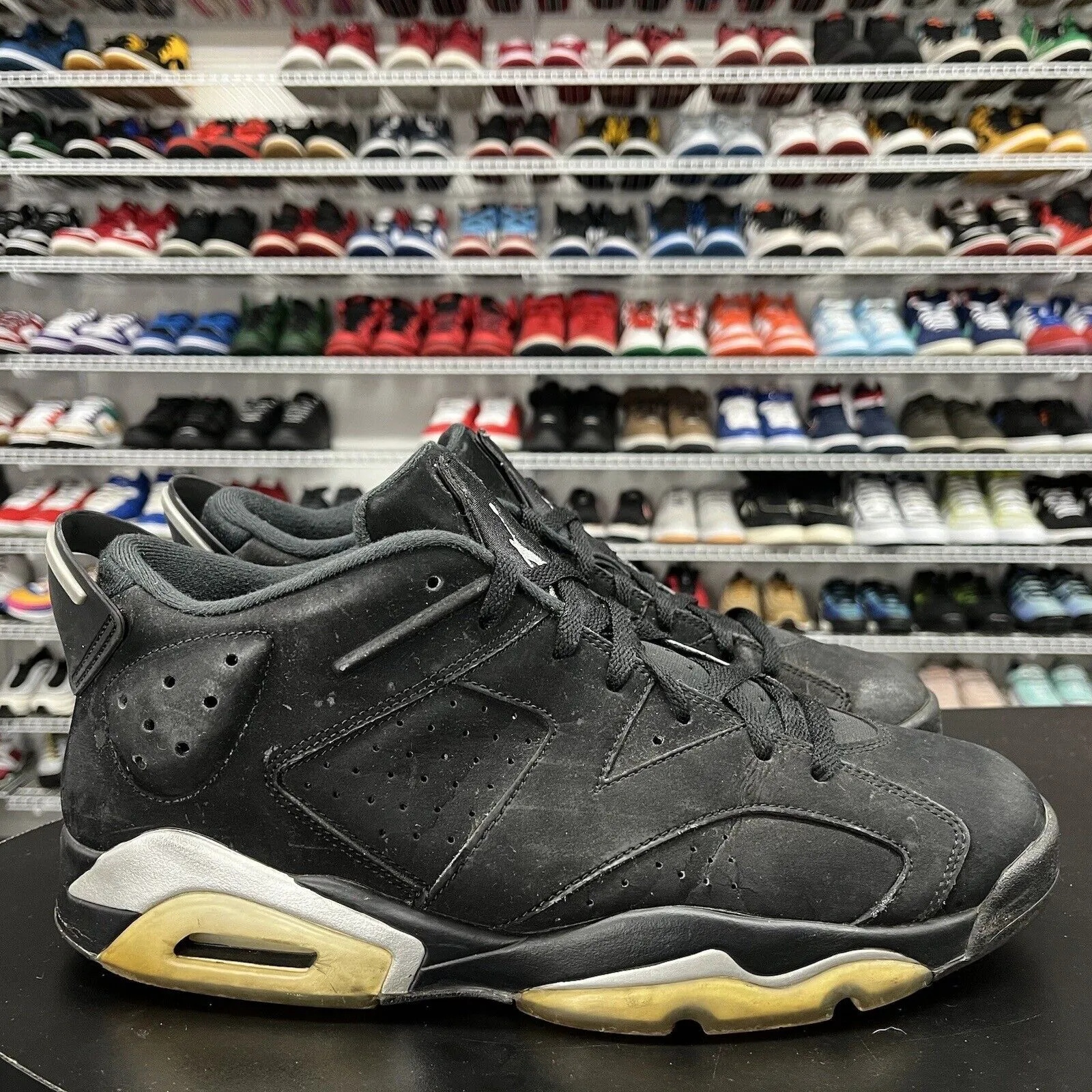 Nike Air Jordan 6 Retro Low Chrome 2015 304401-003 Men's Size 13 Ball Sneakers