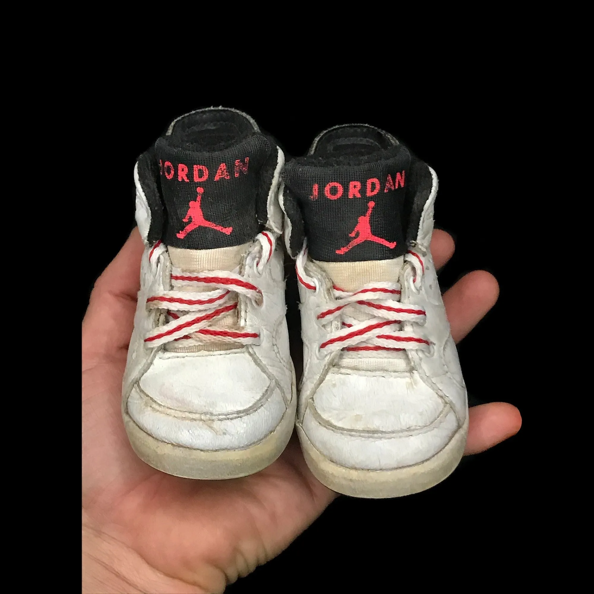 Sneakers New York Shop Nike Air Jordan 6 VI 1991 Original Infrared Baby Toddler Shoes