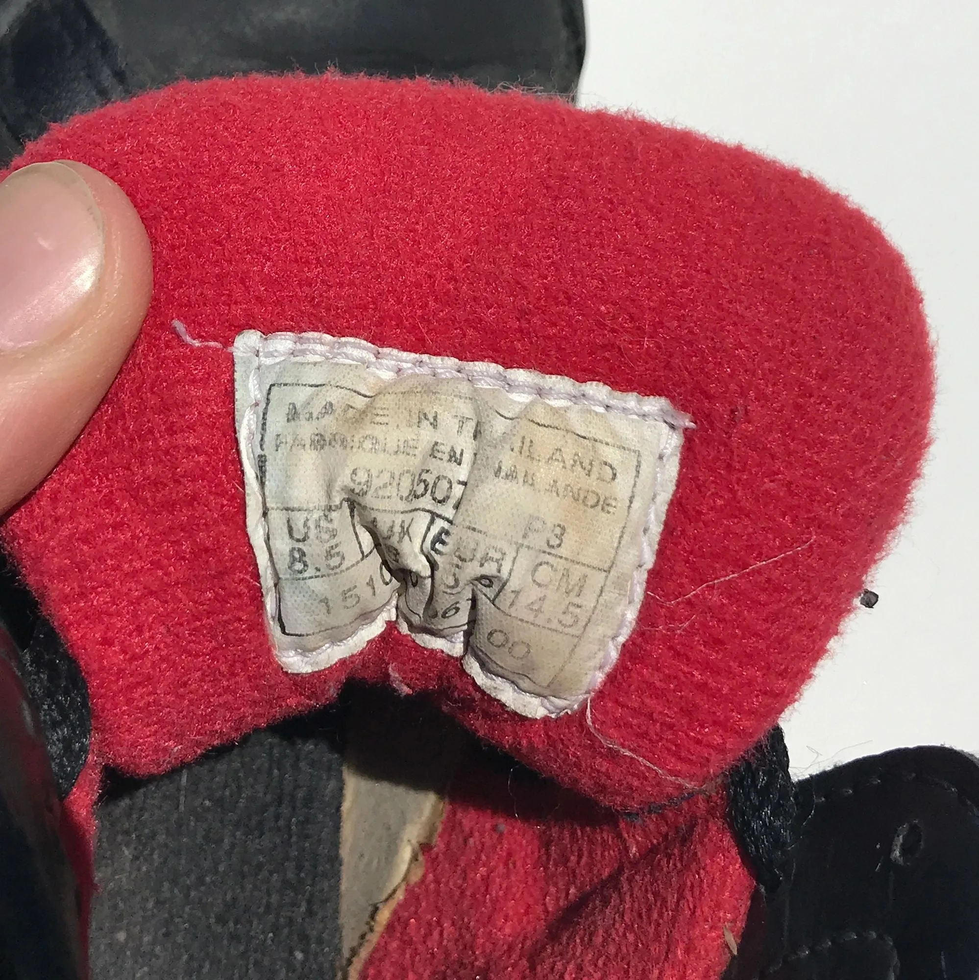 Classic Sneakers Shoes Nike Air Jordan 7 VII 1992 Original Kids Shoes Size 8.5