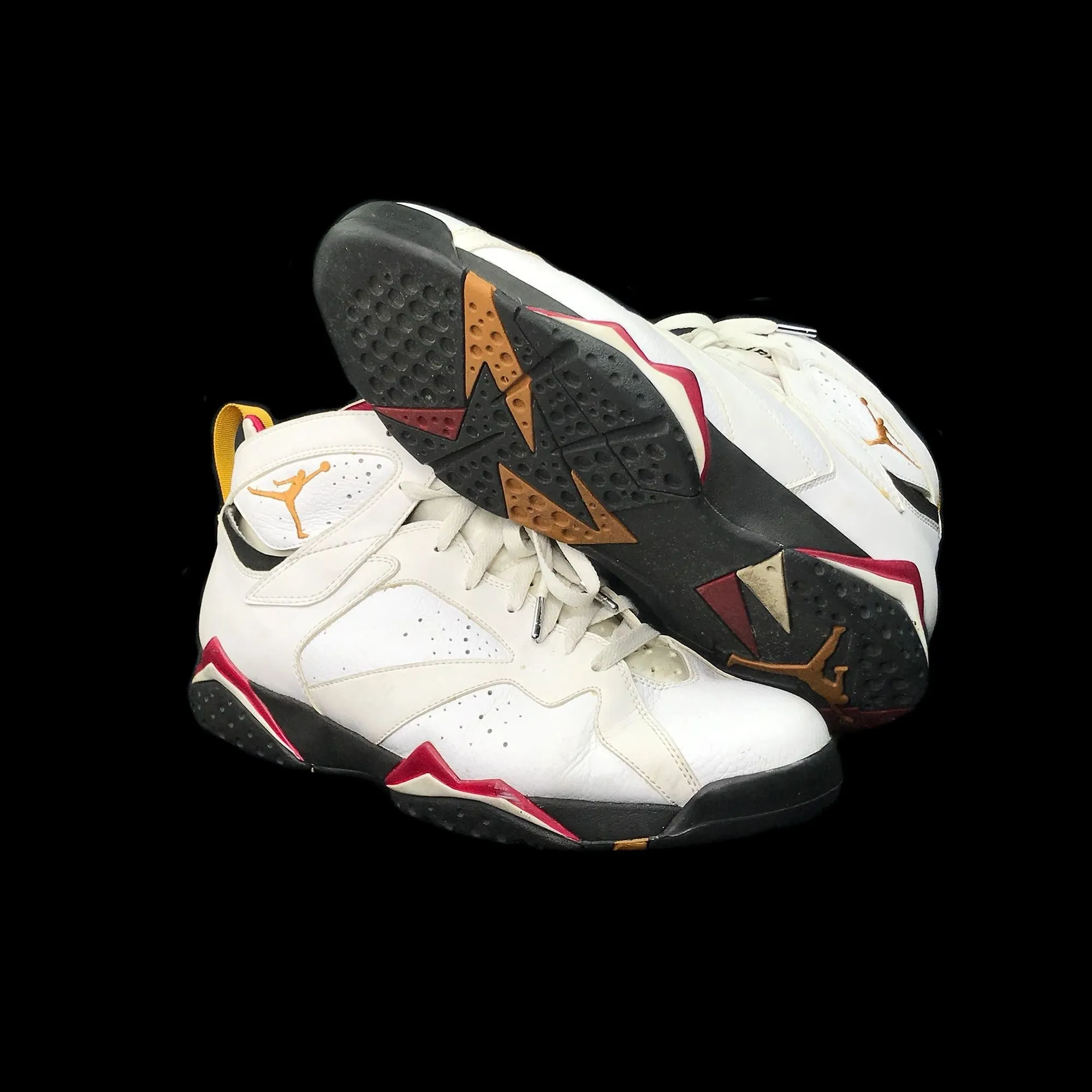 Mesh Sneakers Nike Air Jordan 7 VII Cardinal Retro Shoes Size 12.5