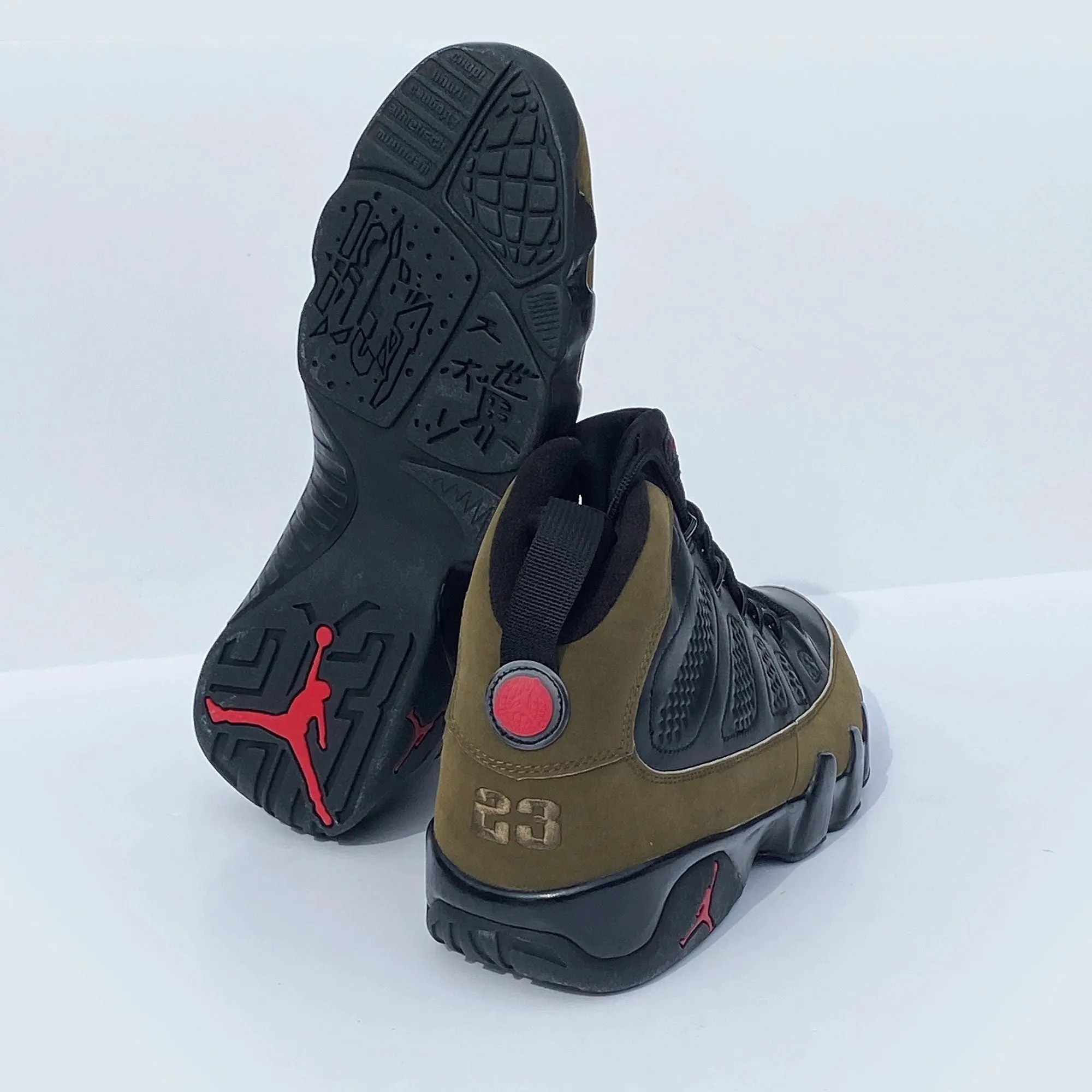 Nike Air Jordan 9 IX Olive 2001 Retro NEW Size 12 Mickel Kors Sneakers