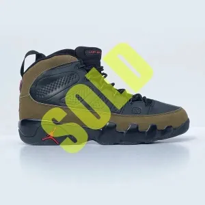 Autry Medalist Sneakers Nike Air Jordan 9 IX Olive 2001 Retro NEW Size 12